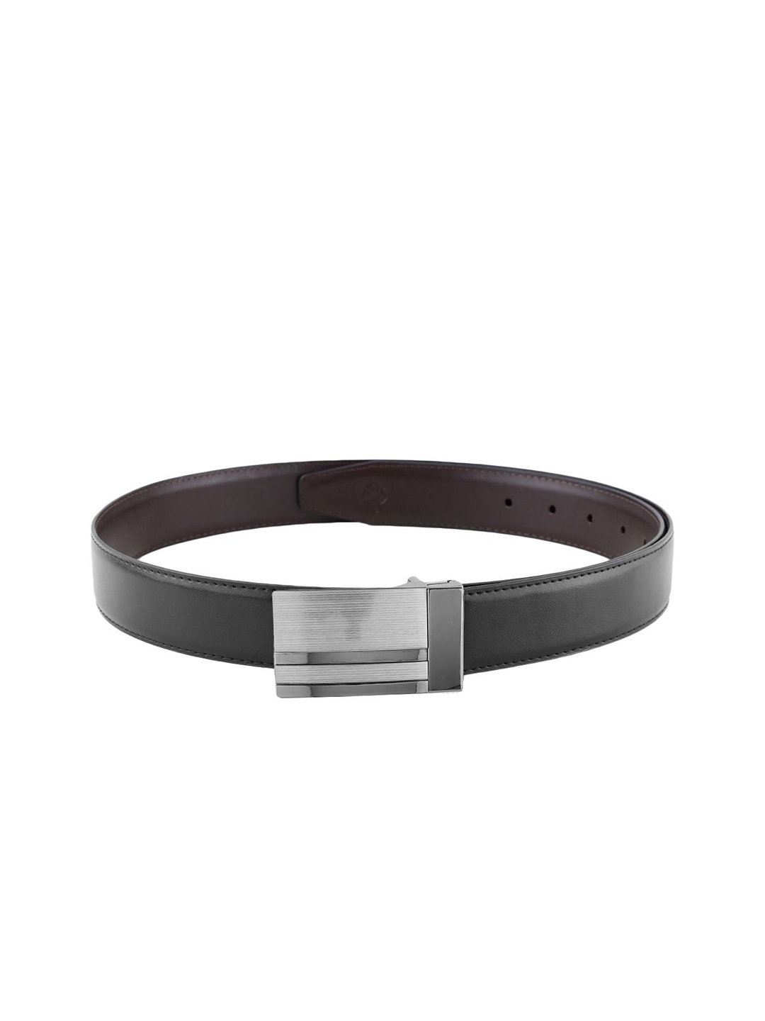 

SAZARA Men Textured Leather Belt, Black