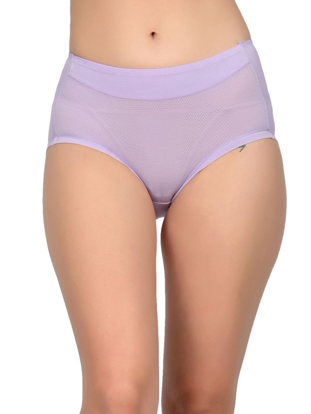 

bare dezire Women Mid-Rise Hipster Seamless Briefs, Lavender
