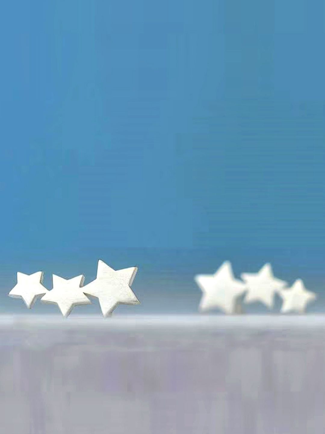 

DressBerry Goldnera 925 Sterling Silver Star Shaped Studs Earrings