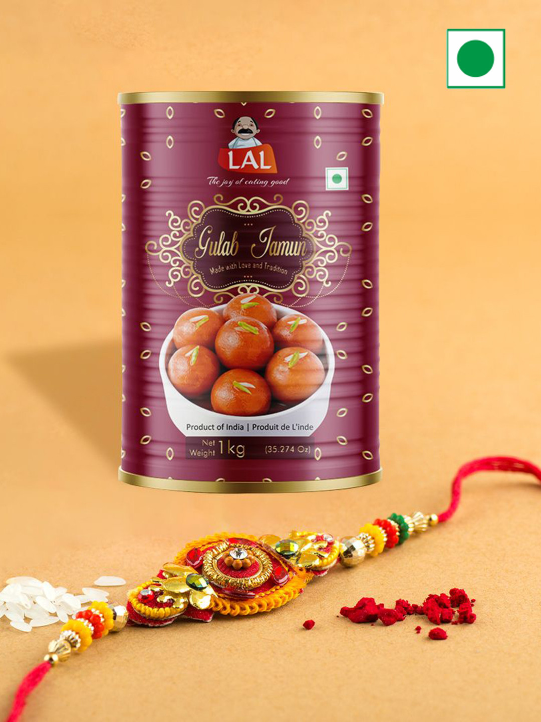 

Lal Gulab Jamun 1Kg, Red