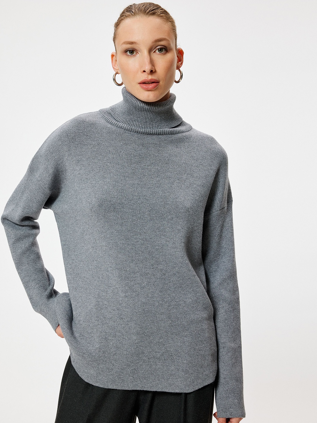 

Koton Women Pullover, Grey