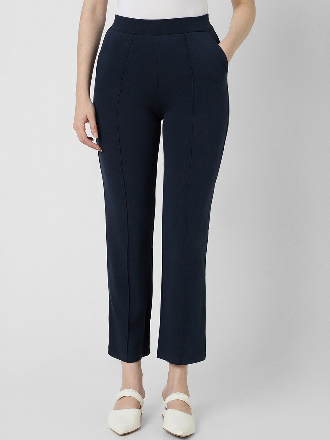 

Van Heusen Woman Women Trousers, Navy blue