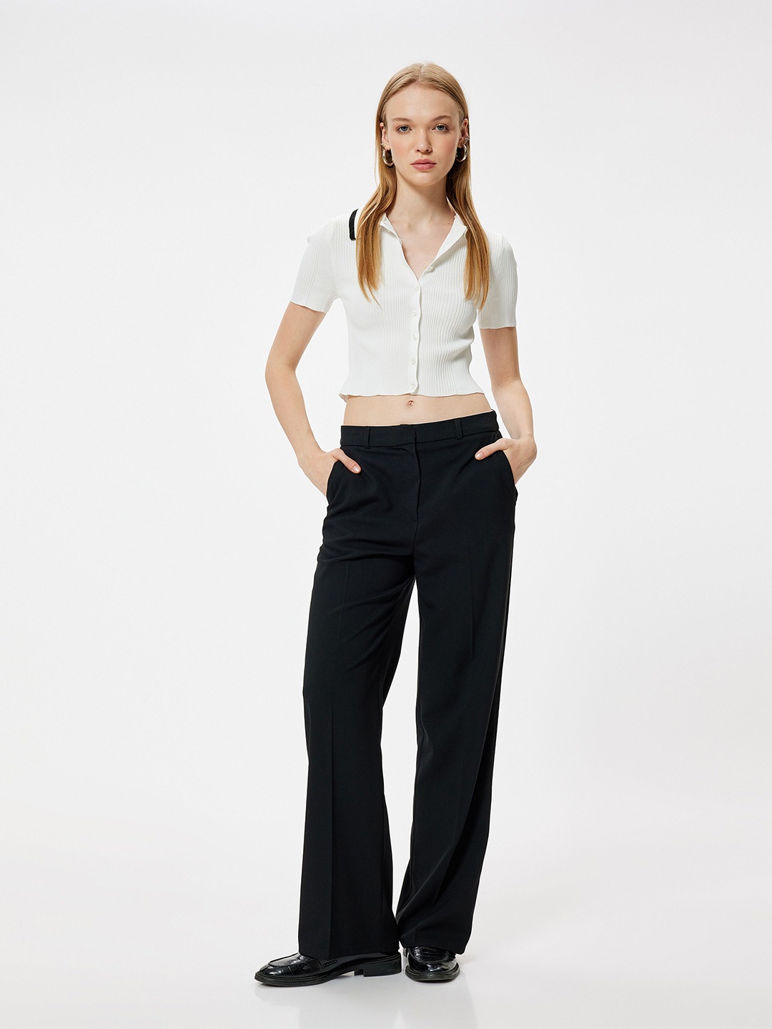 

Koton Striped Casual Shirt, White