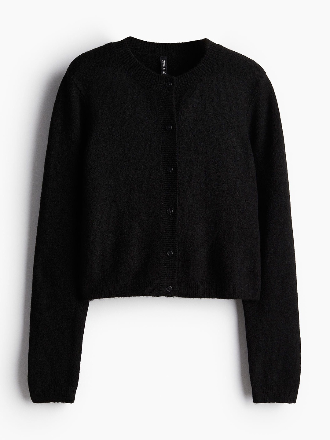 

H&M Women Fine-Knit Cardigan, Black