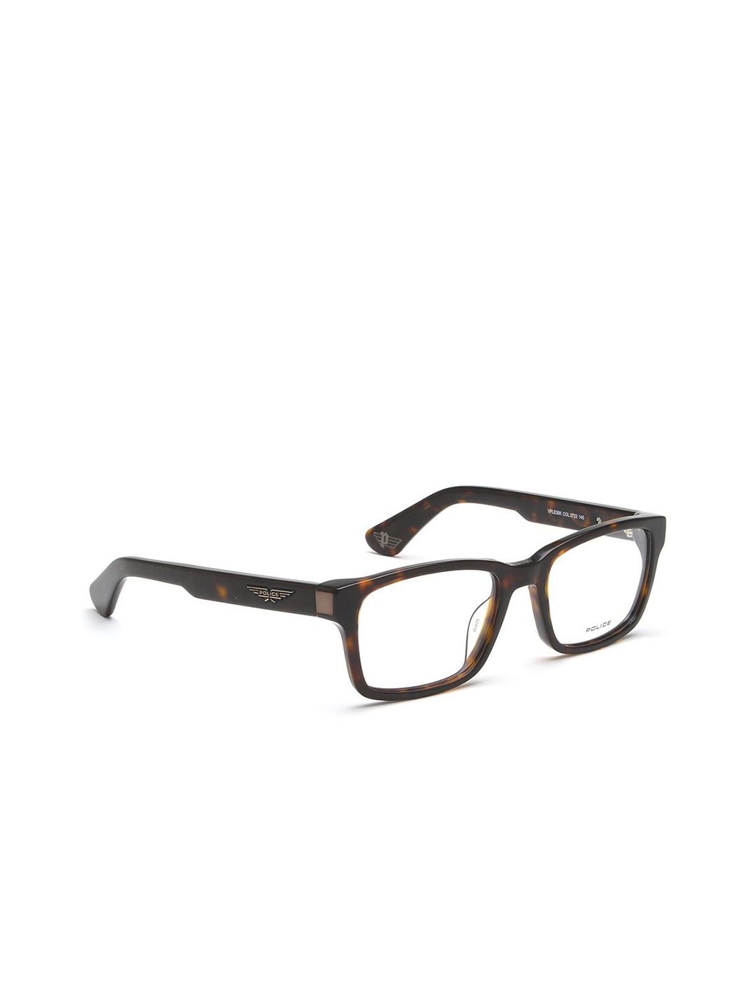 

Police Men Abstract Printed Full Rim Rectangle Frames, Brown