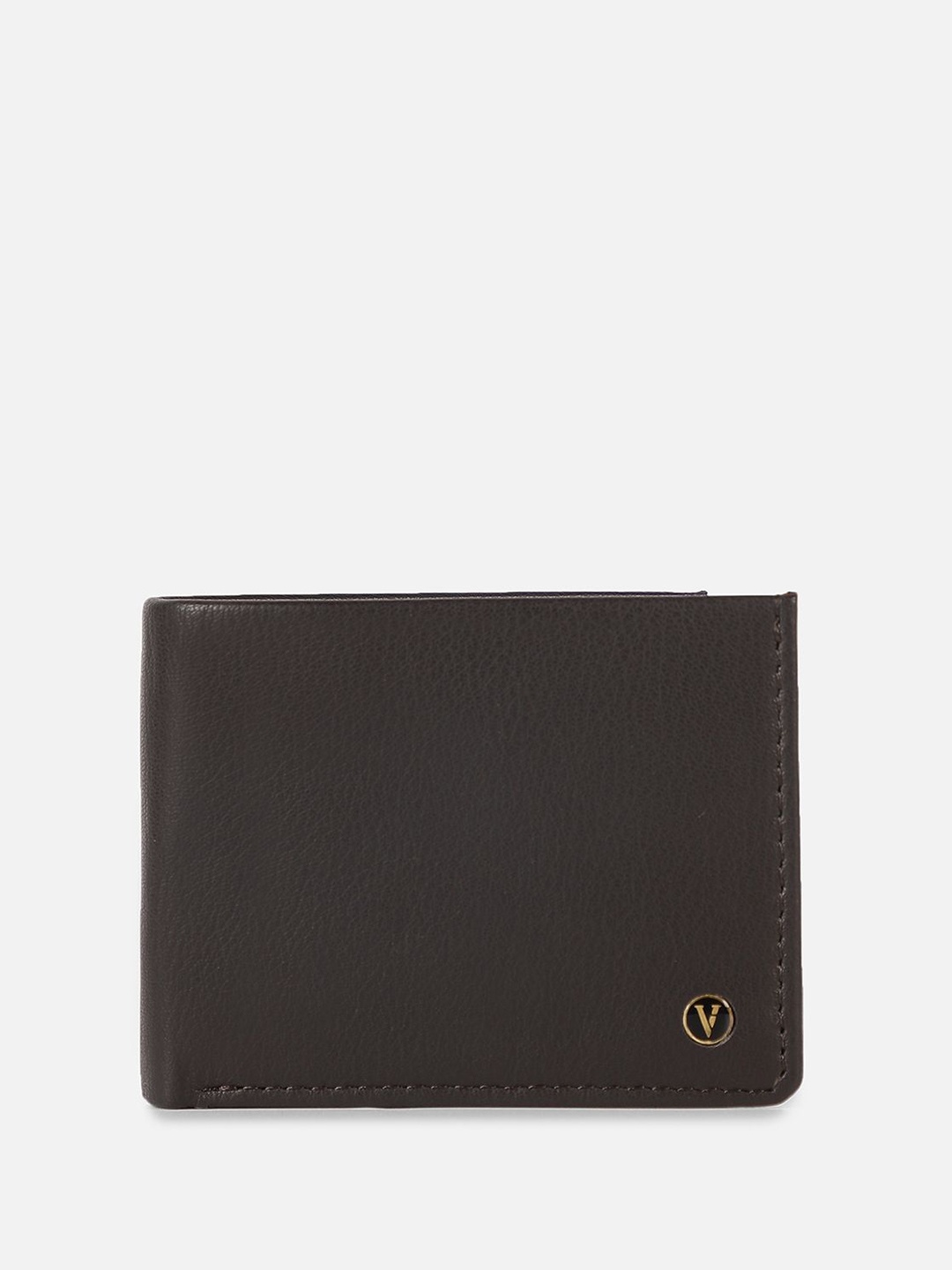 

Van Heusen Men Leather Two Fold Wallet, Brown