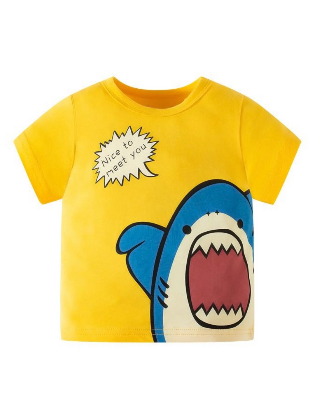 

StyleCast Kids Printed Pockets T-shirt, Yellow