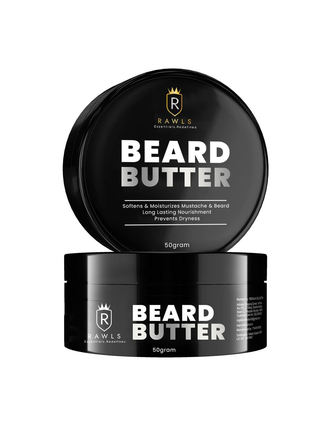 

RAWLS Beard Butter For Dryness & Itchiness - 50g, Black
