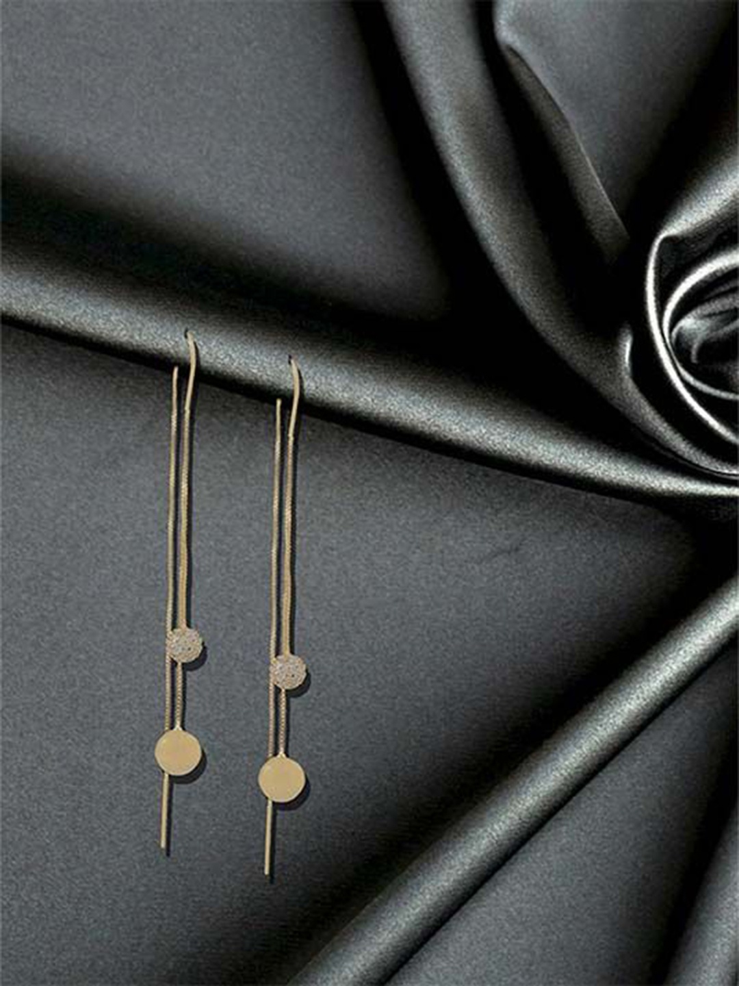 

Lulala Contemporary Drop Earrings, Gold