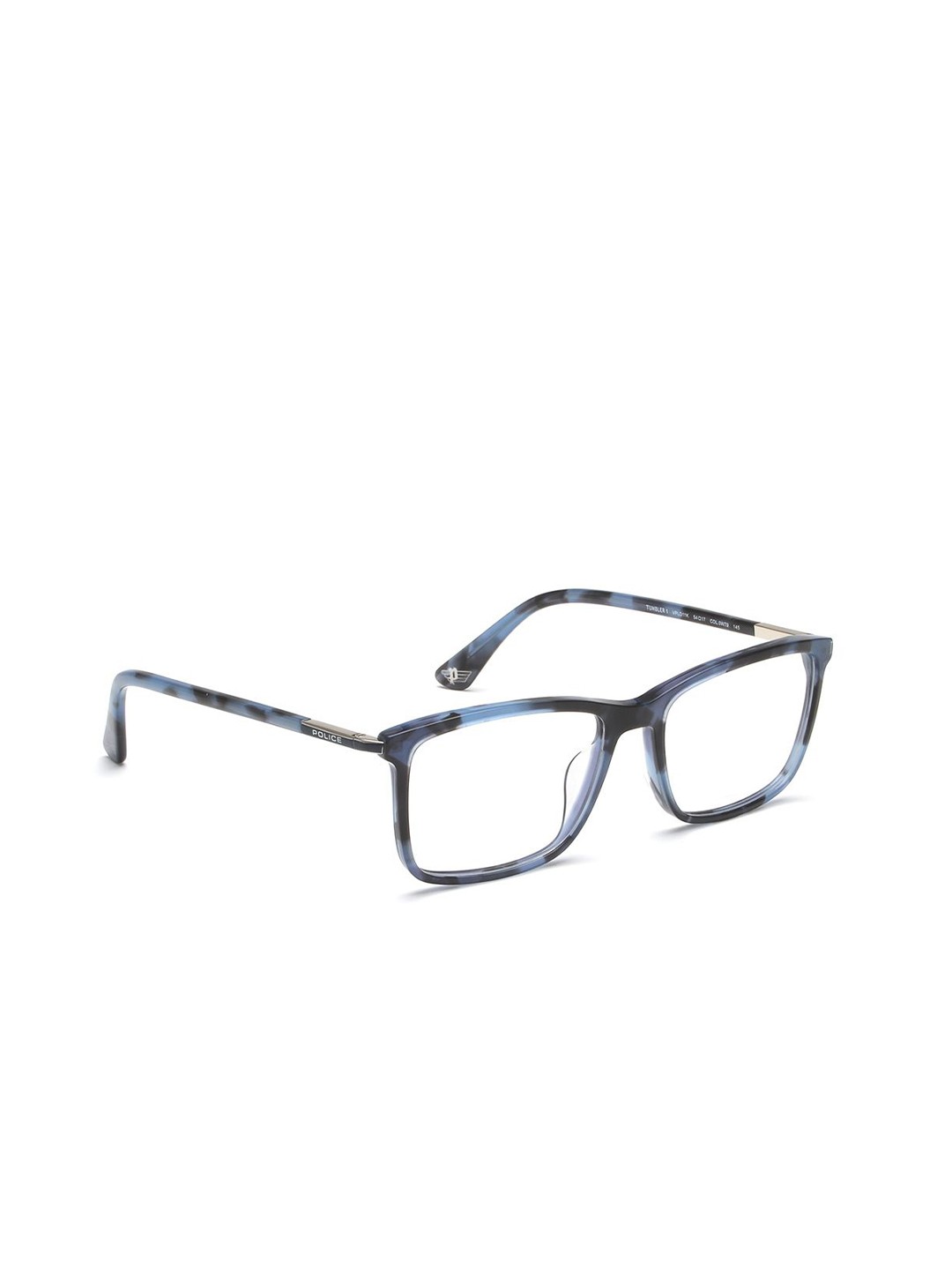 

Police Men Abstract Printed Full Rim Square Frames, White