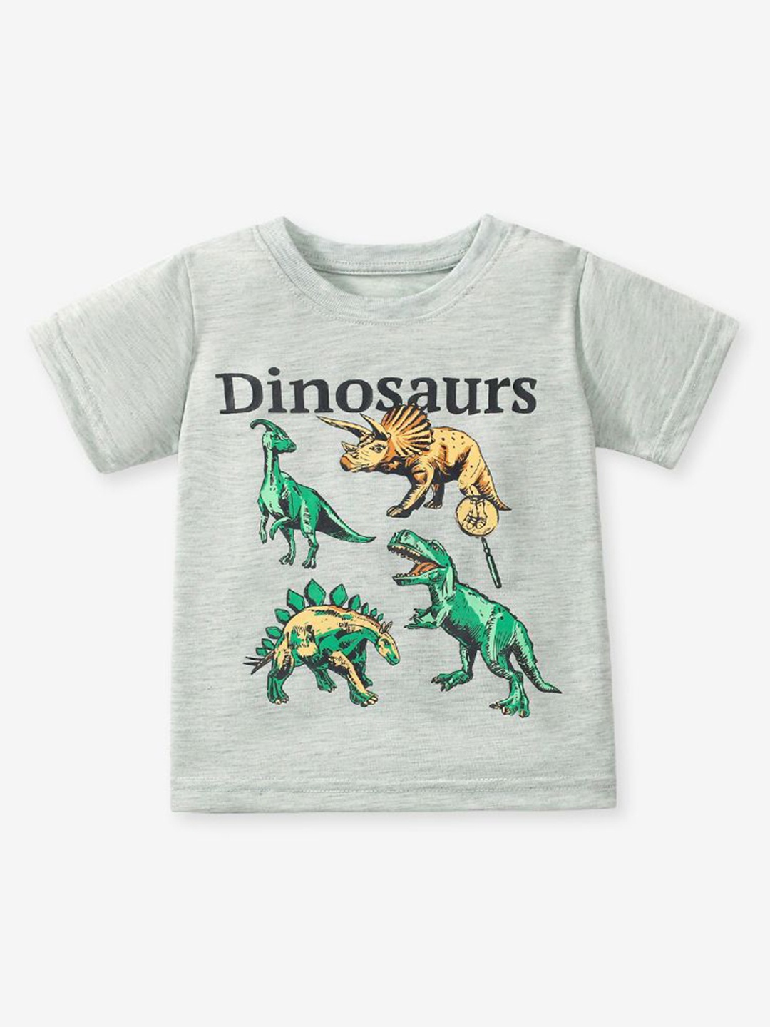 

StyleCast Boys Typography Printed Applique T-shirt, Grey