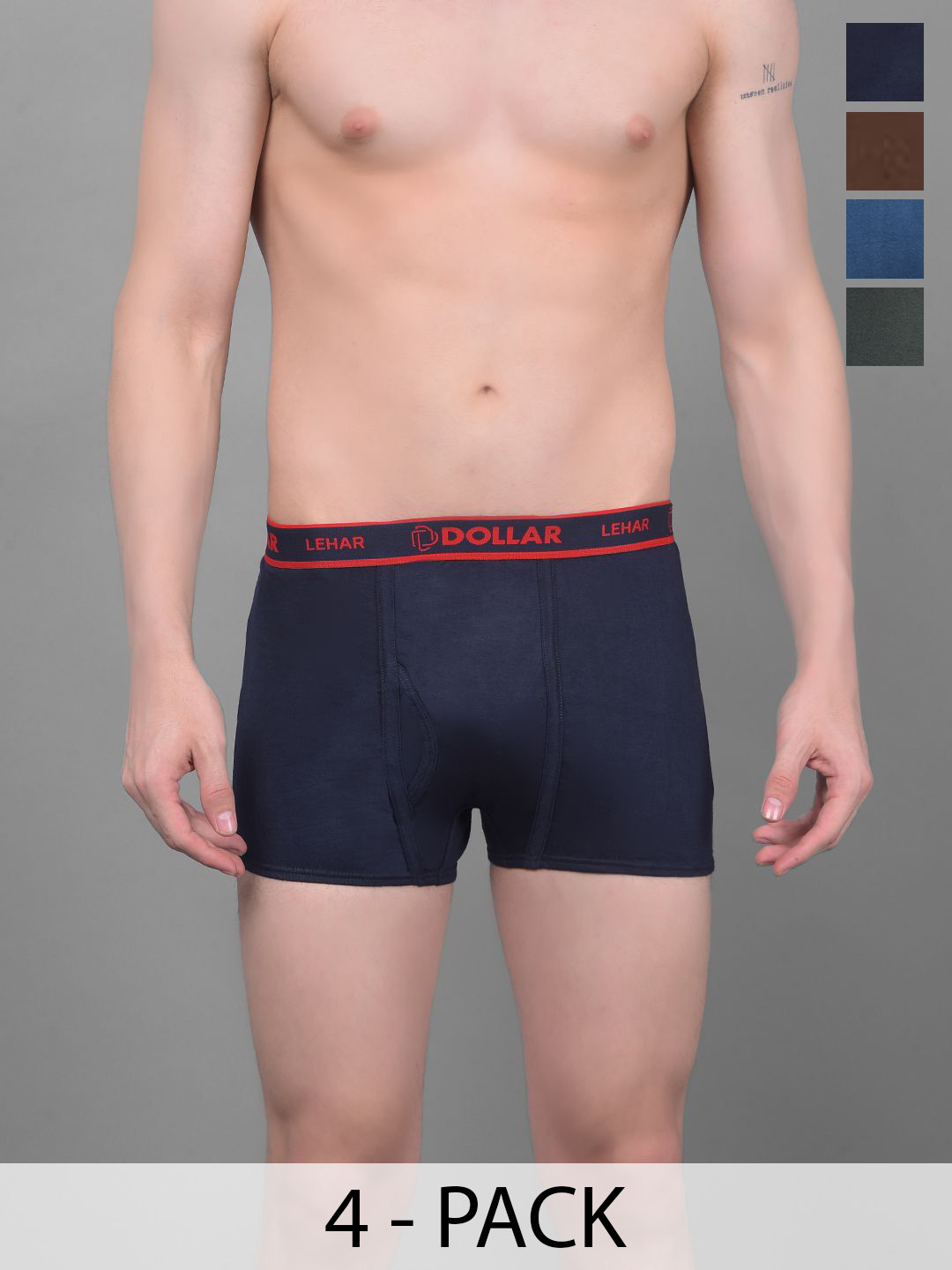 

Dollar Lehar Pack of 6 Assorted Cotton Trunk-MLHTR-08-AST1-PO6