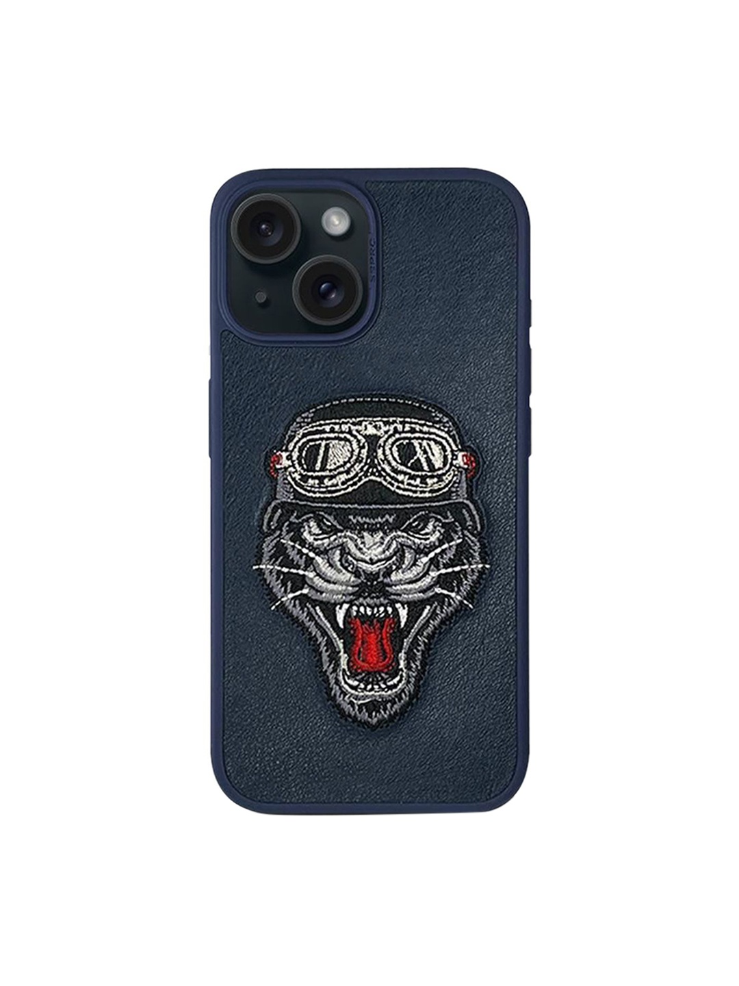 

TREEMODA Quirky Printed iPhone 15 Back Case Mobile Accessories, Blue