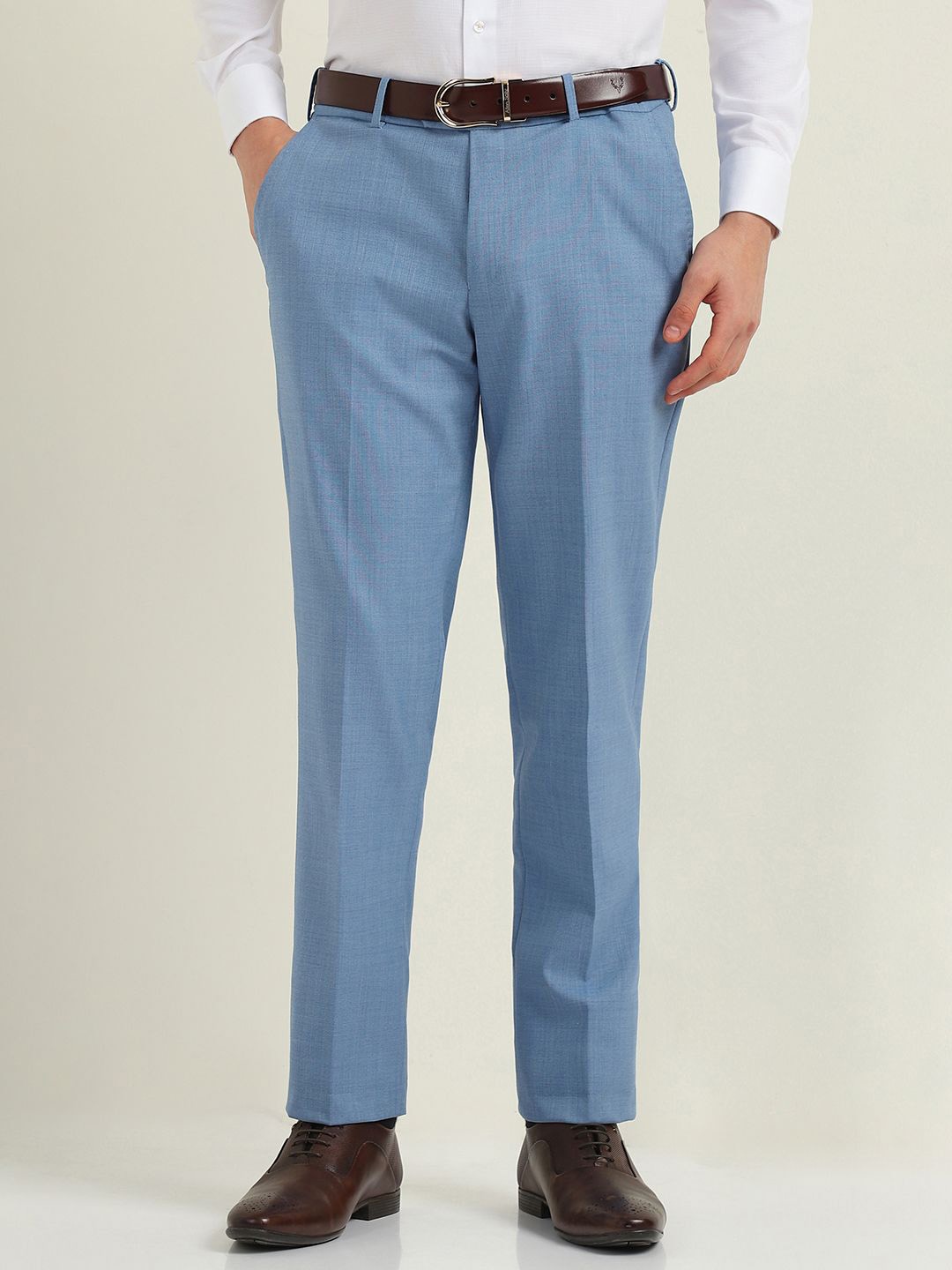 

Allen Solly Sport Men Slim Fit Trousers, Blue