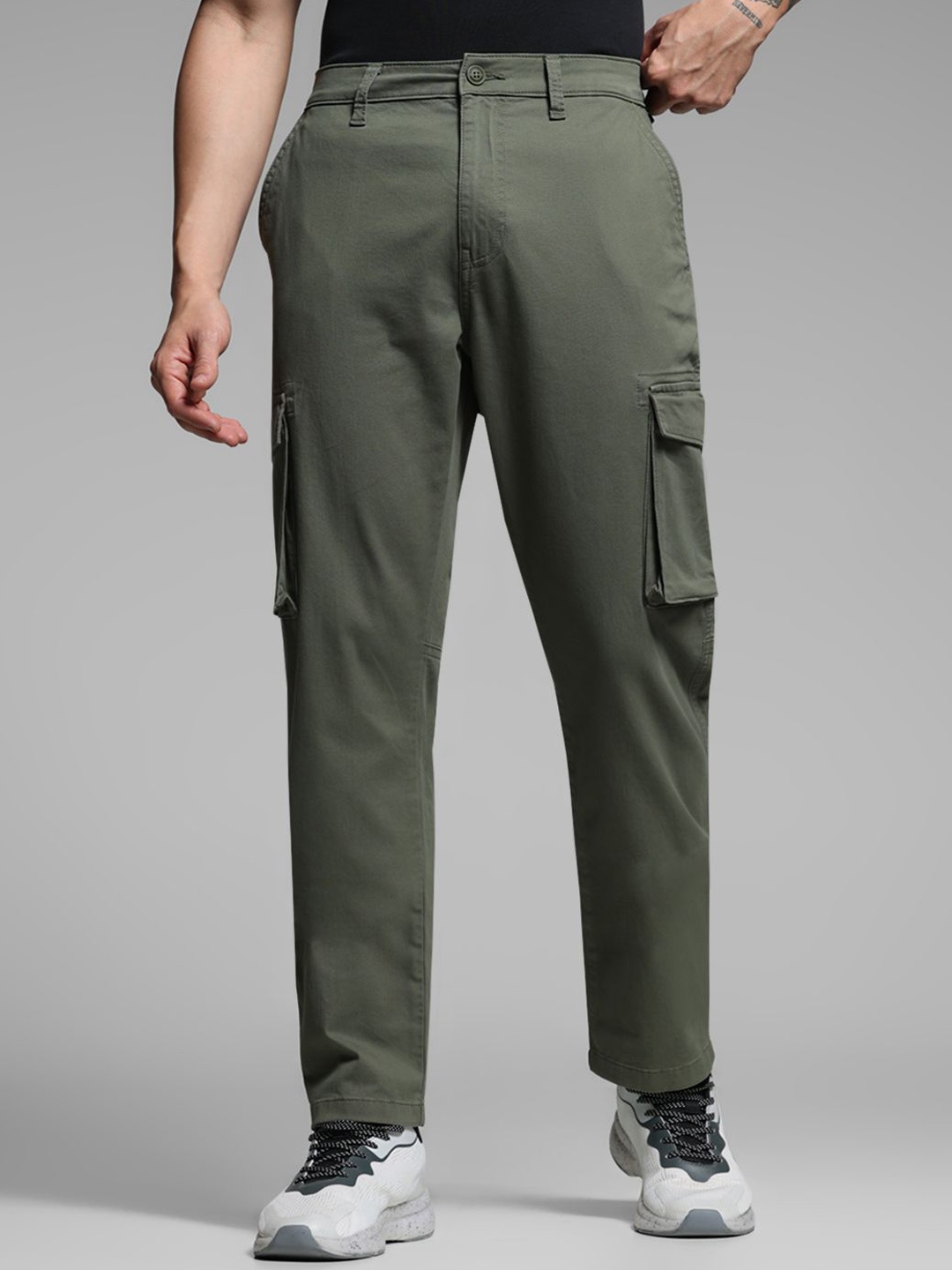 

Jack & Jones Men Cargos Trousers, Green