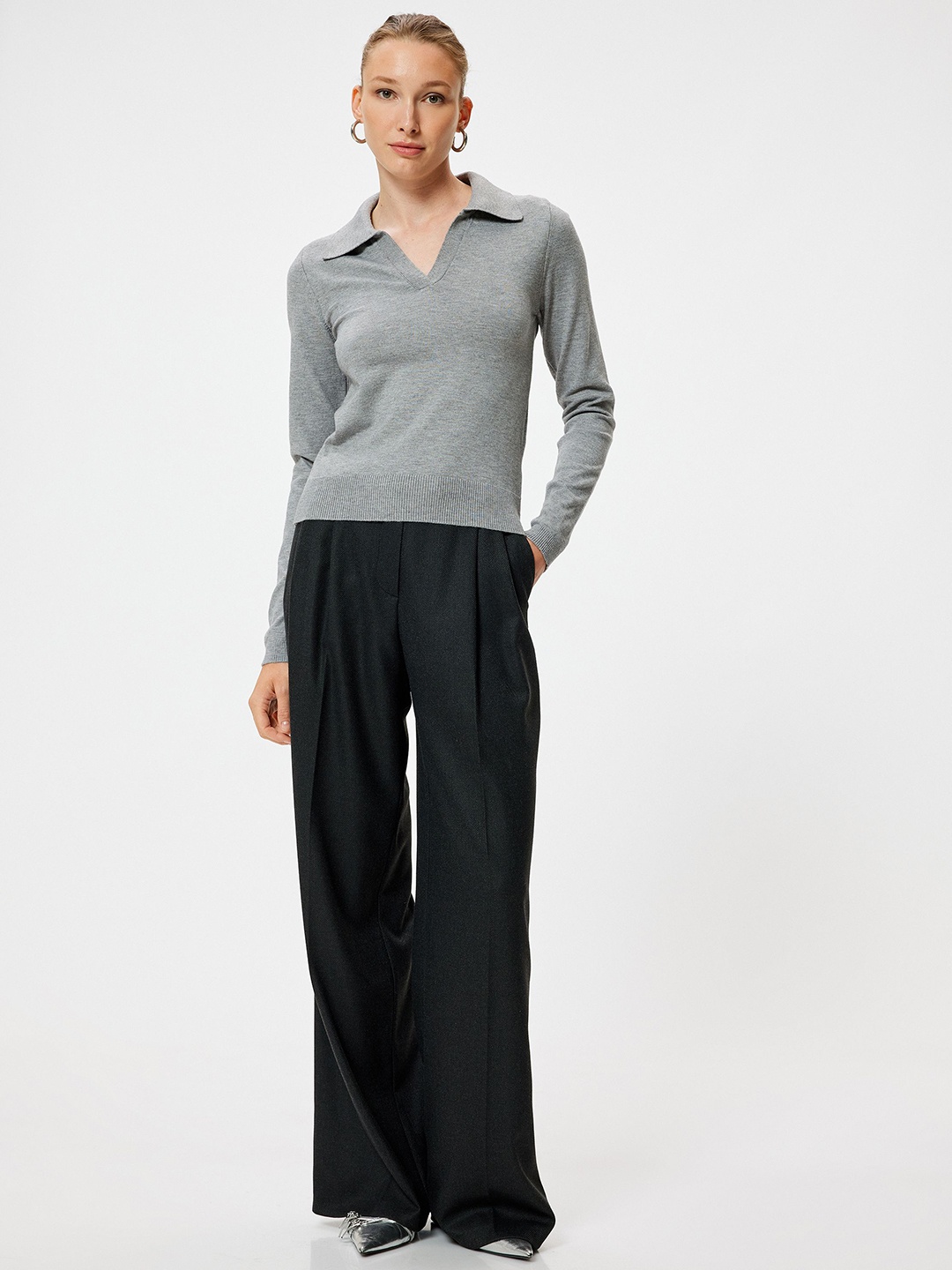 

Koton Women Pullover, Grey