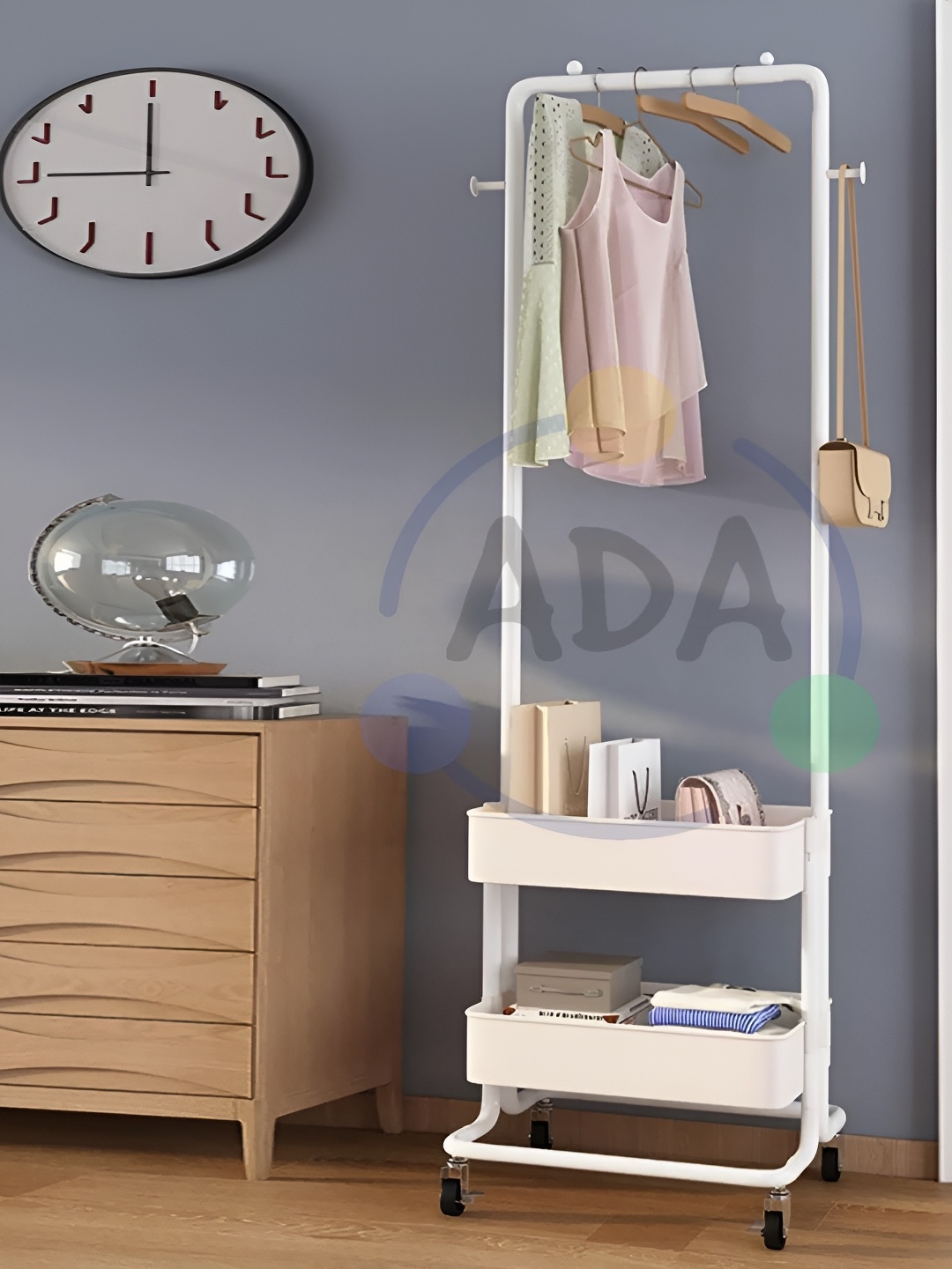 

ADA Handicraft White Coat Organiser Racks & Wardrobes