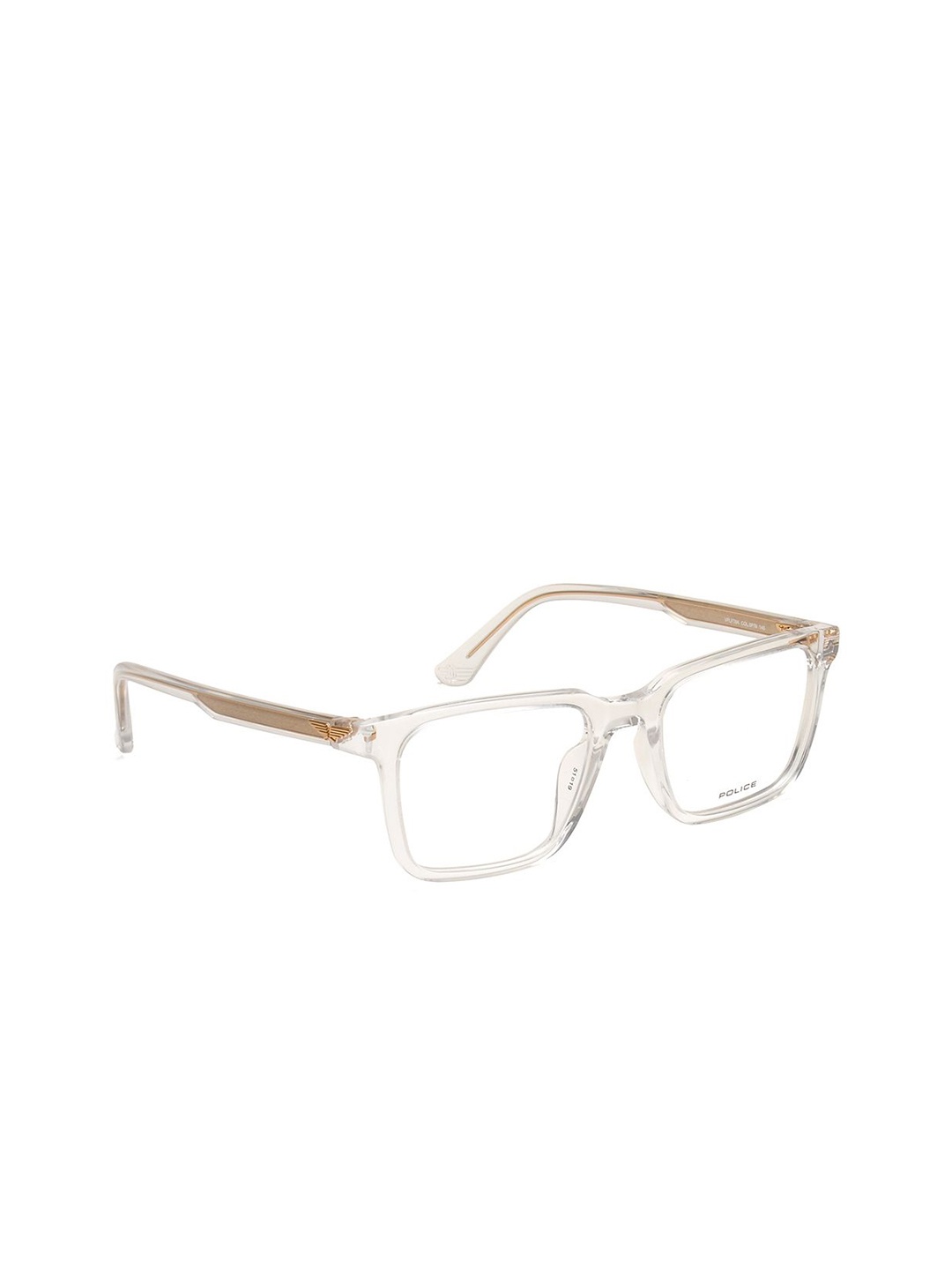 

Police Men Full Rim Square Frames, White