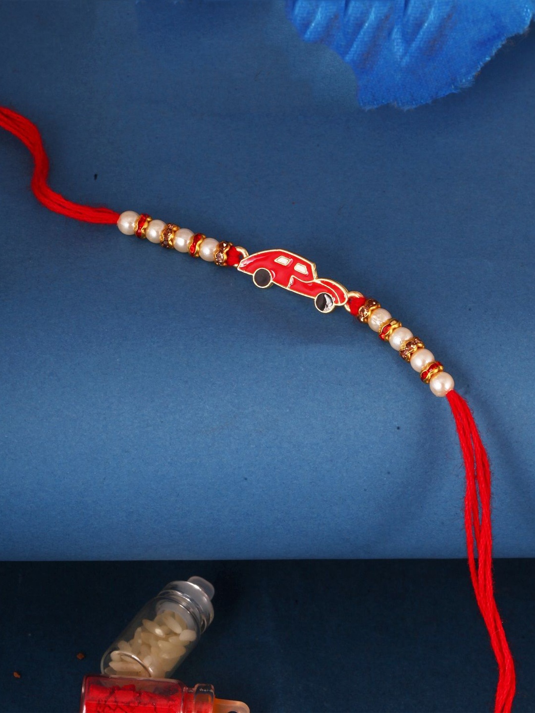 

Vighnaharta Thread Rakhi, Red