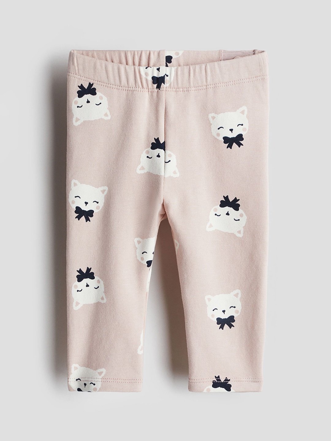 

H&M Printed Ankle Length Leggings, Pink