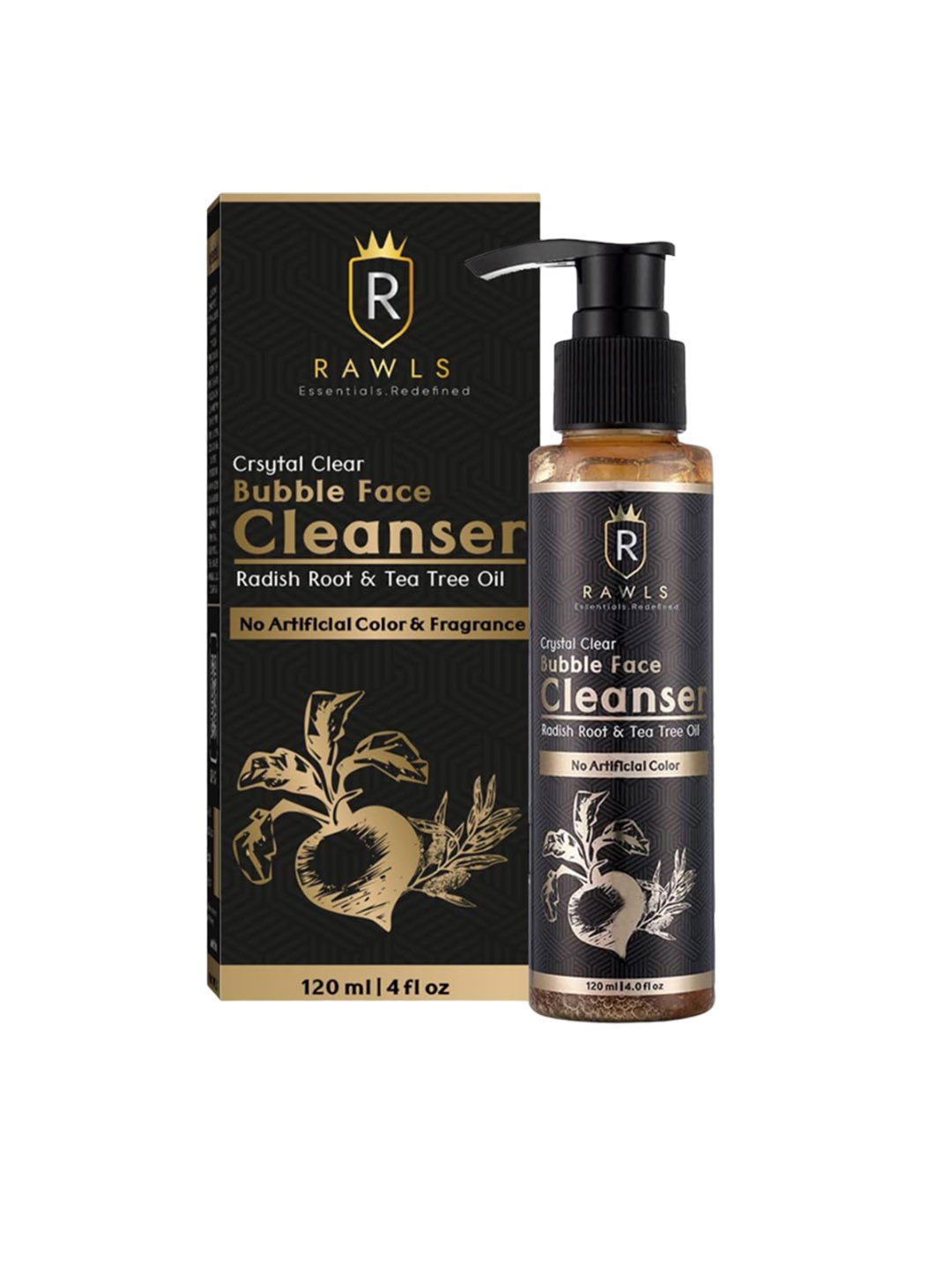 

RAWLS Bubble Face Cleanser With Tea Tree - 120ml, Brown