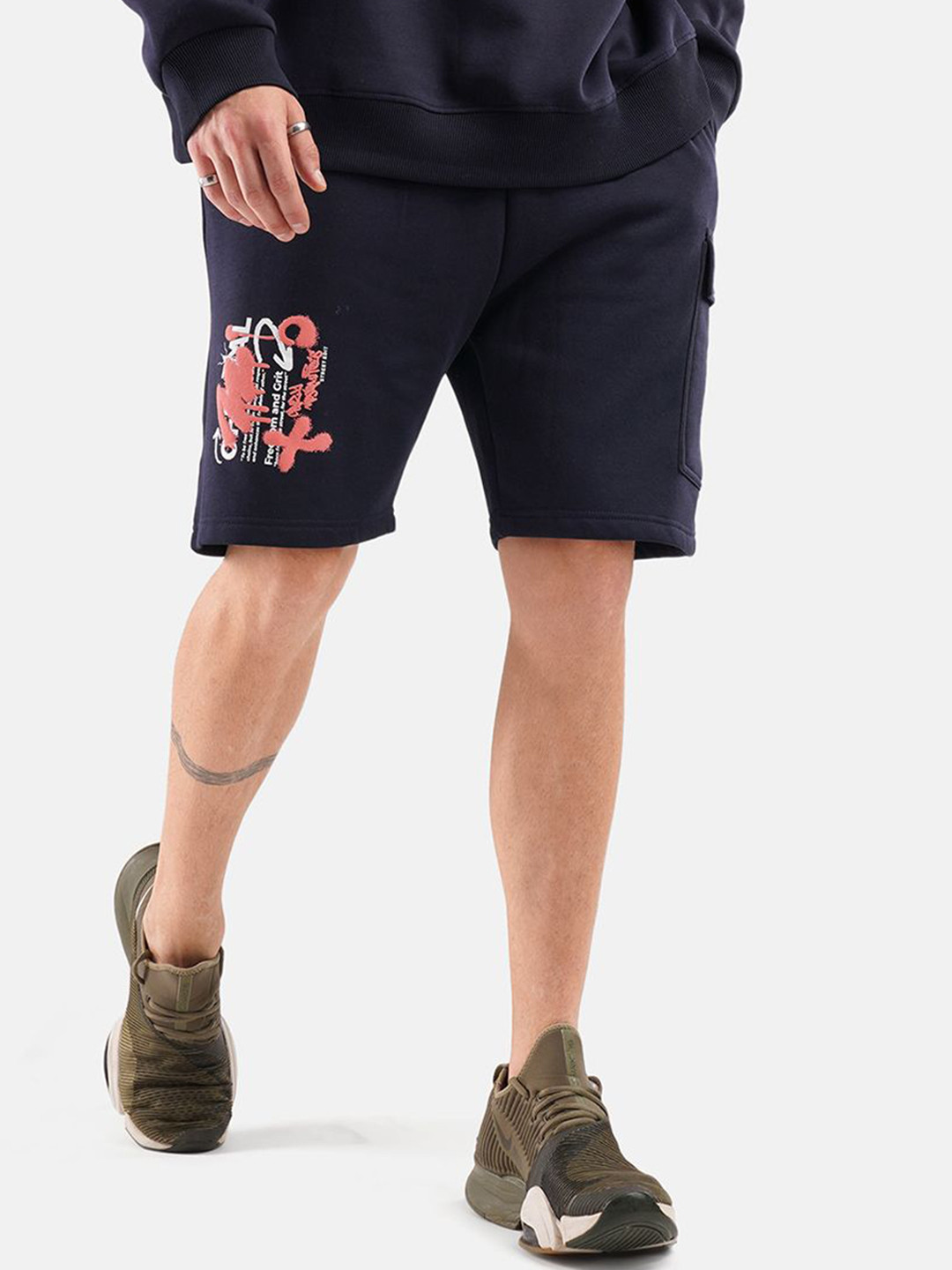 

Crazy Mosquitoes Men Shorts, Navy blue