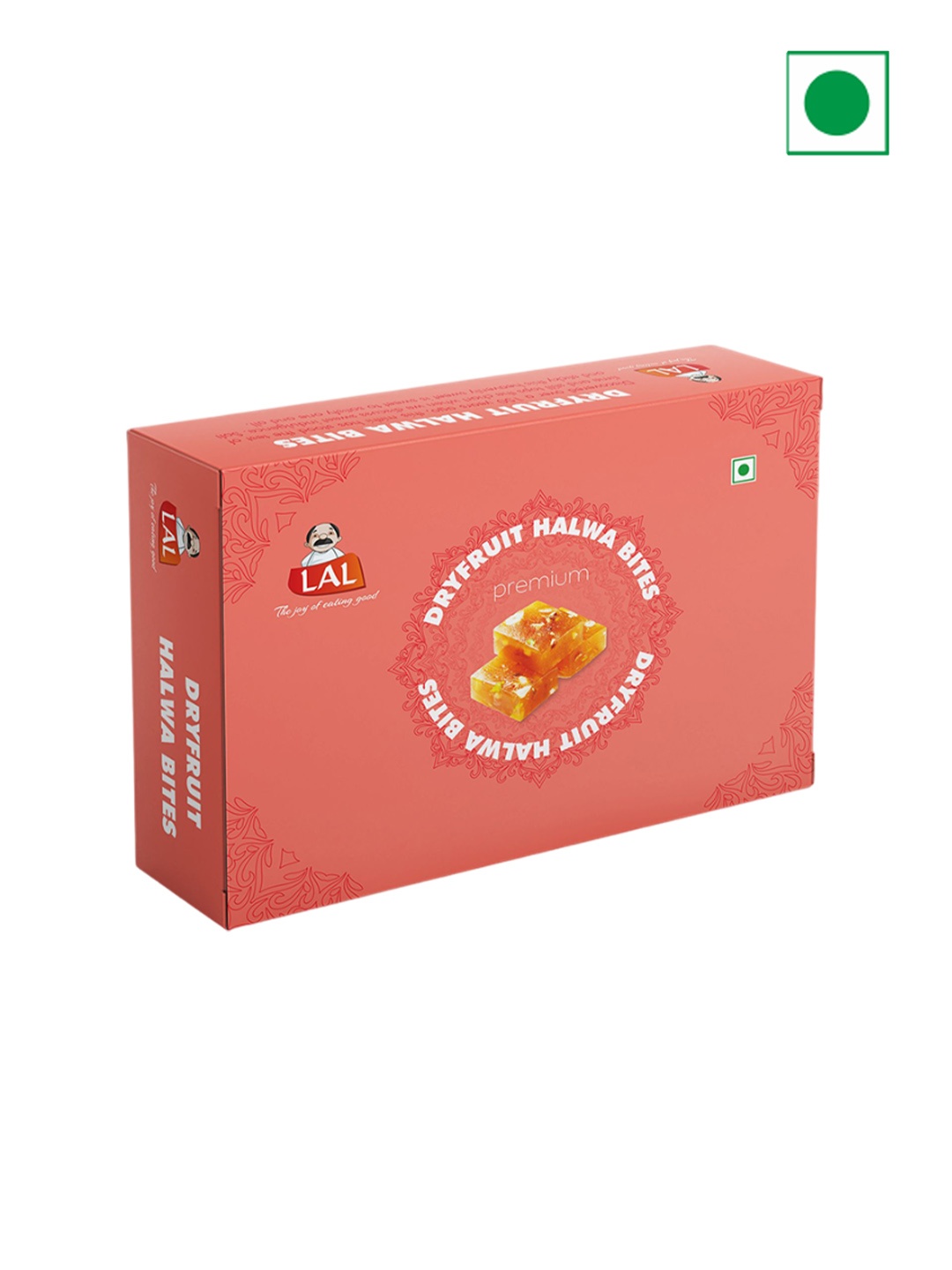

LAL Dry Fruit Halwa Bites 400 Gm, Orange