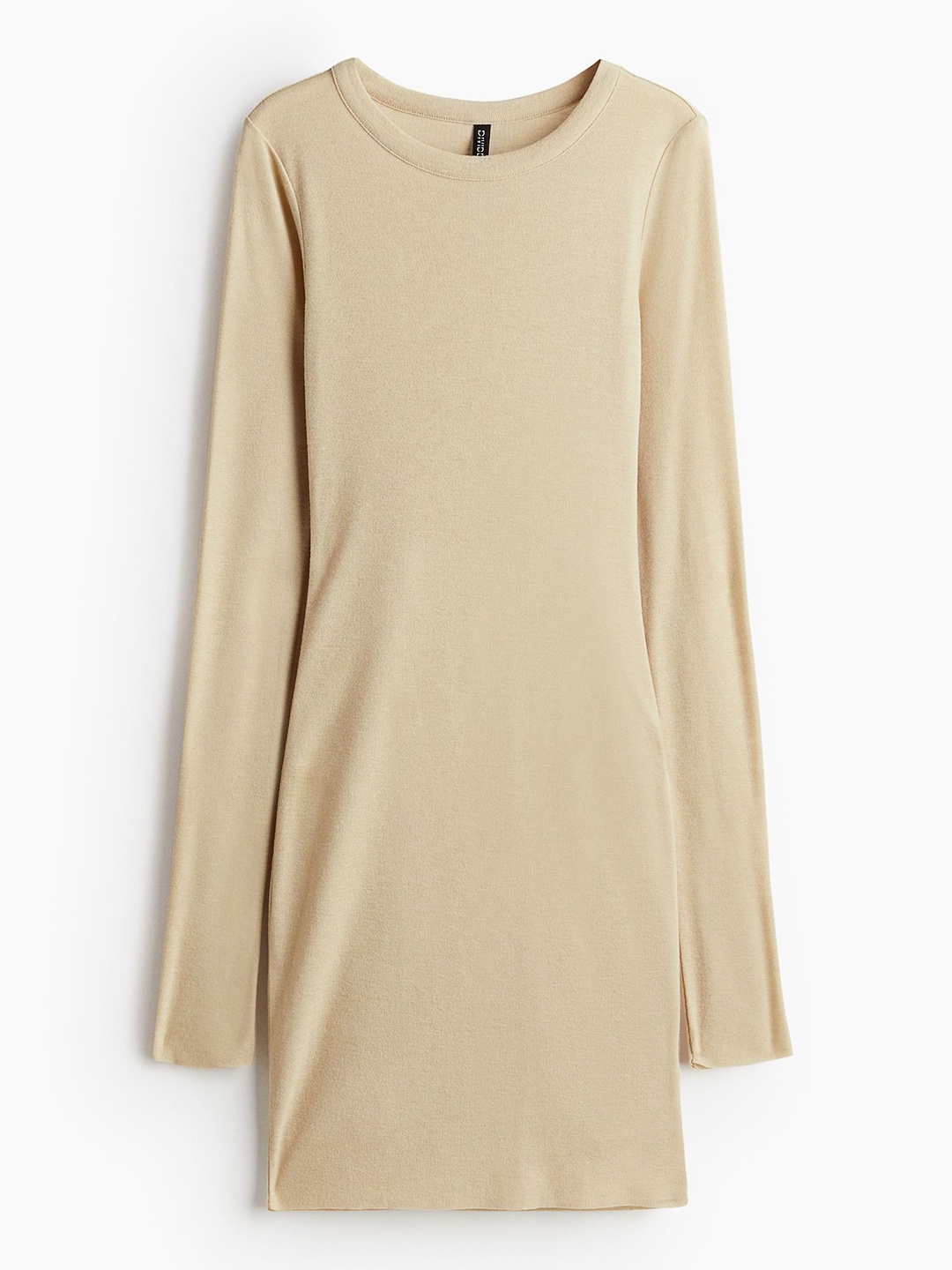 

H&M Bodycon Mini Dress, Beige