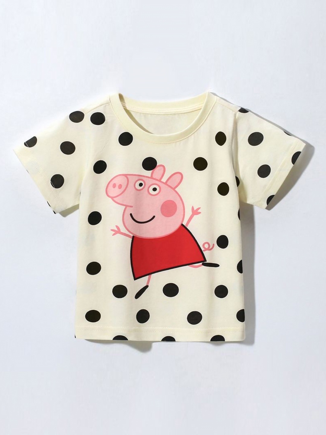 

StyleCast Girls Printed Extended Sleeves T-shirt, Cream