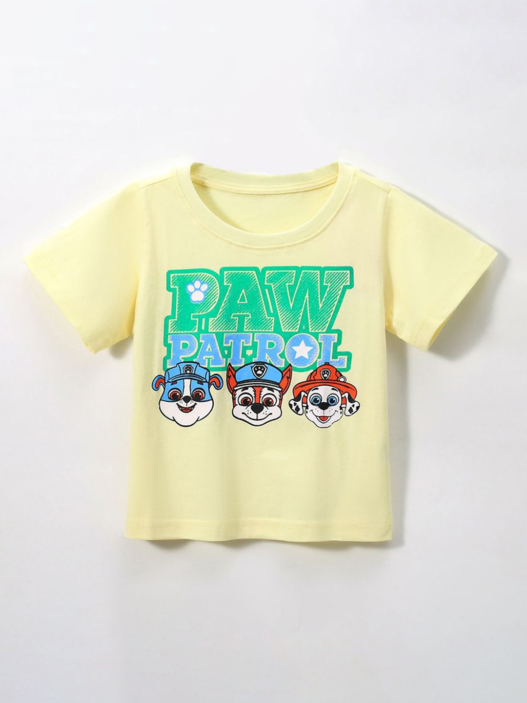 

StyleCast Boys Printed V-Neck Extended Sleeves T-shirt, Yellow