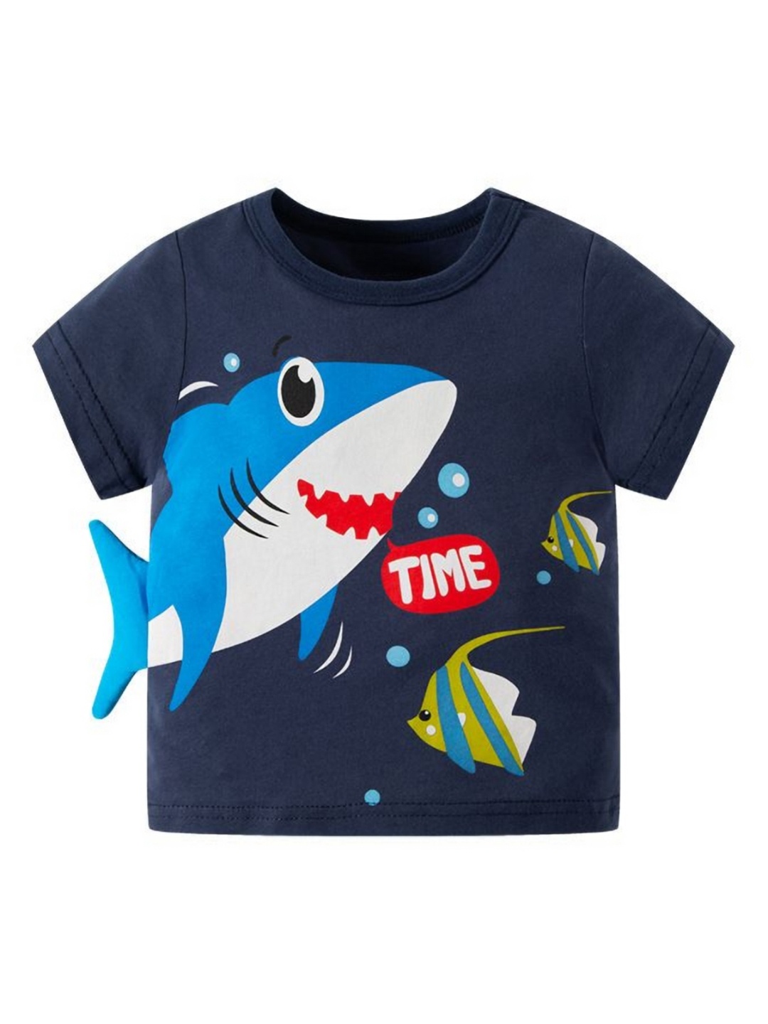 

StyleCast Kids Printed Applique T-shirt, Navy blue