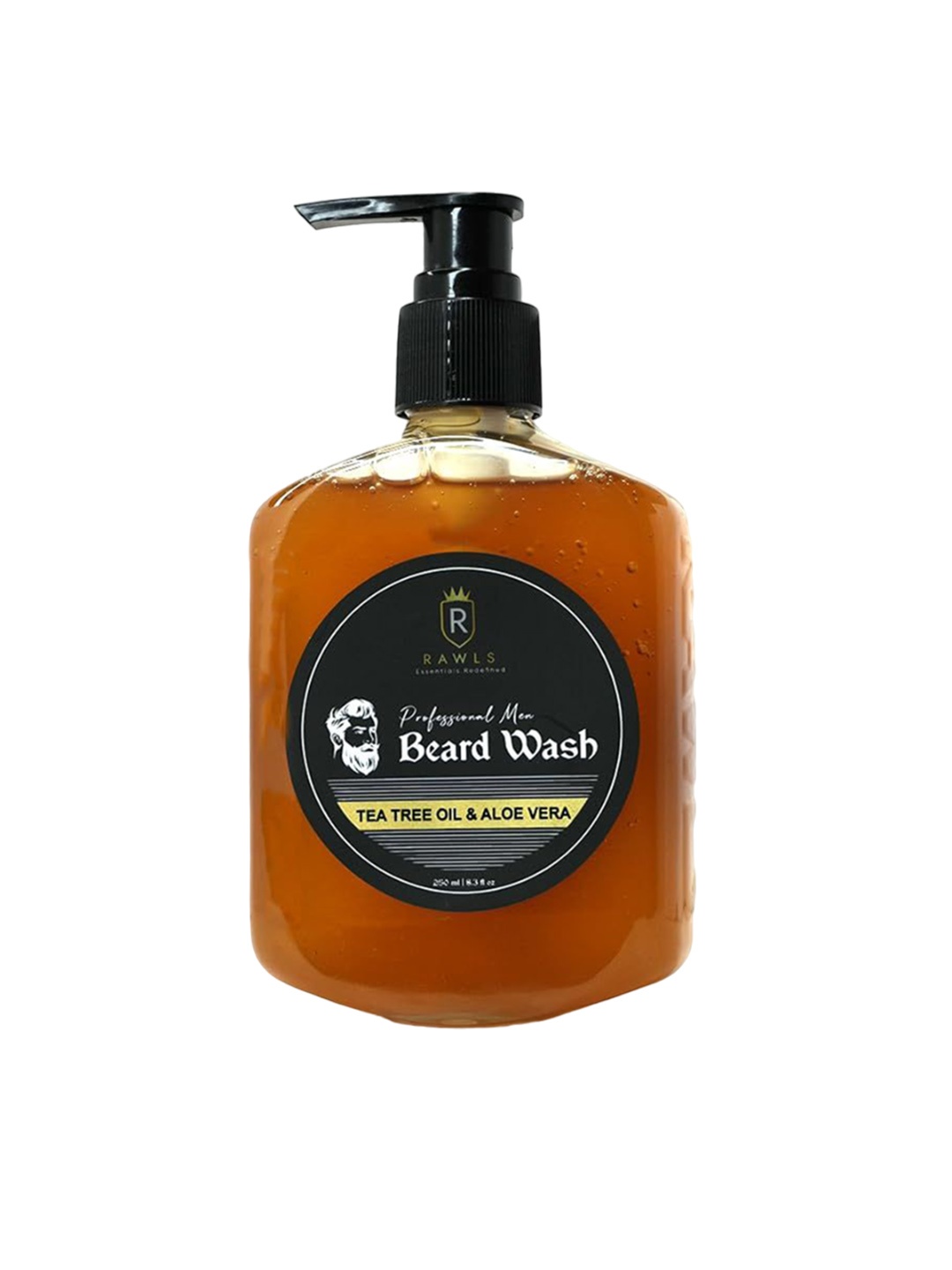 

RAWLS Beard Wash With Tea Tree Oil & Aloevera - 250ml, Brown