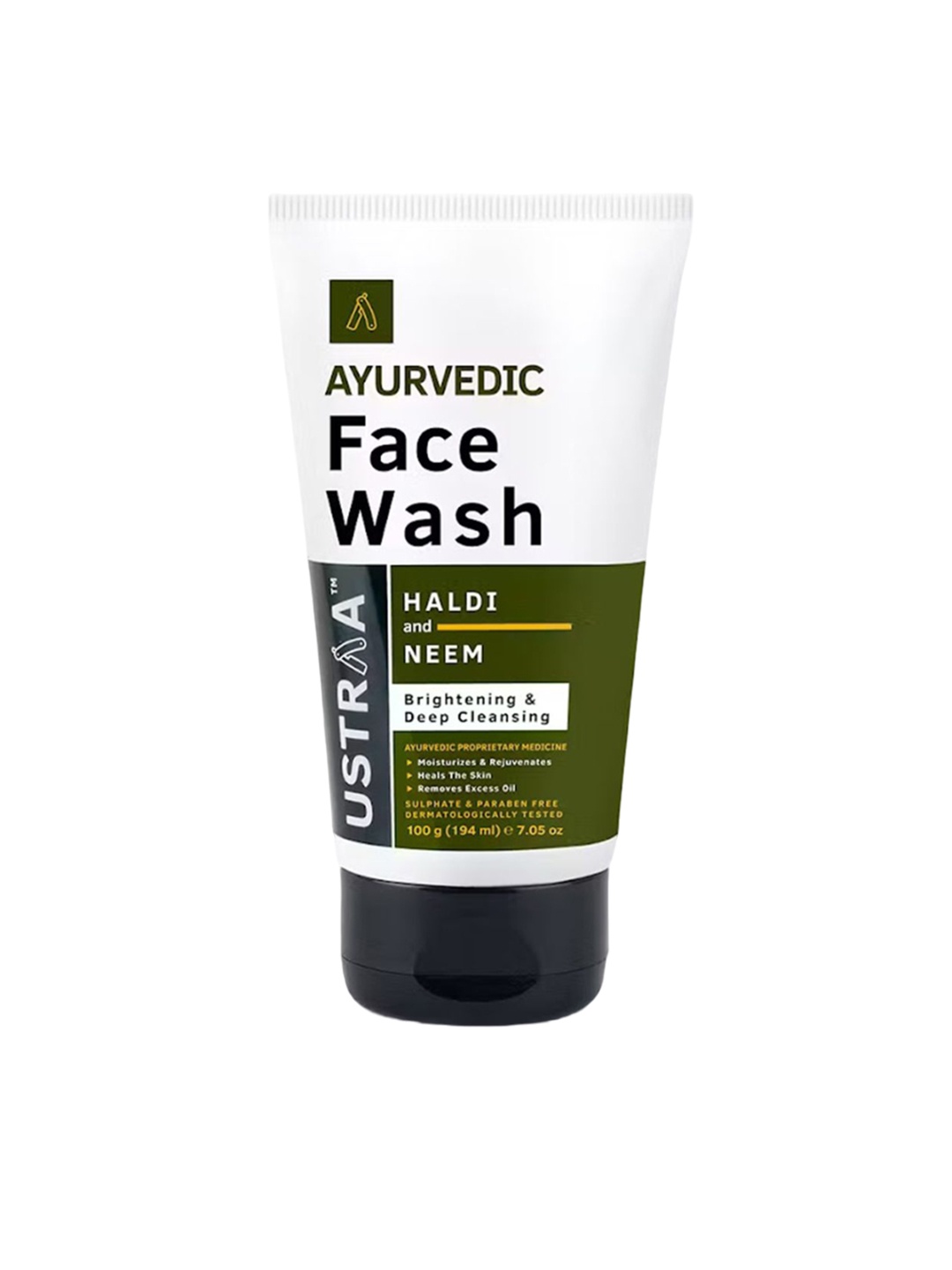 

Ustraa Men Ayurvedic Haldi & Neem Face Wash- 100 g, White