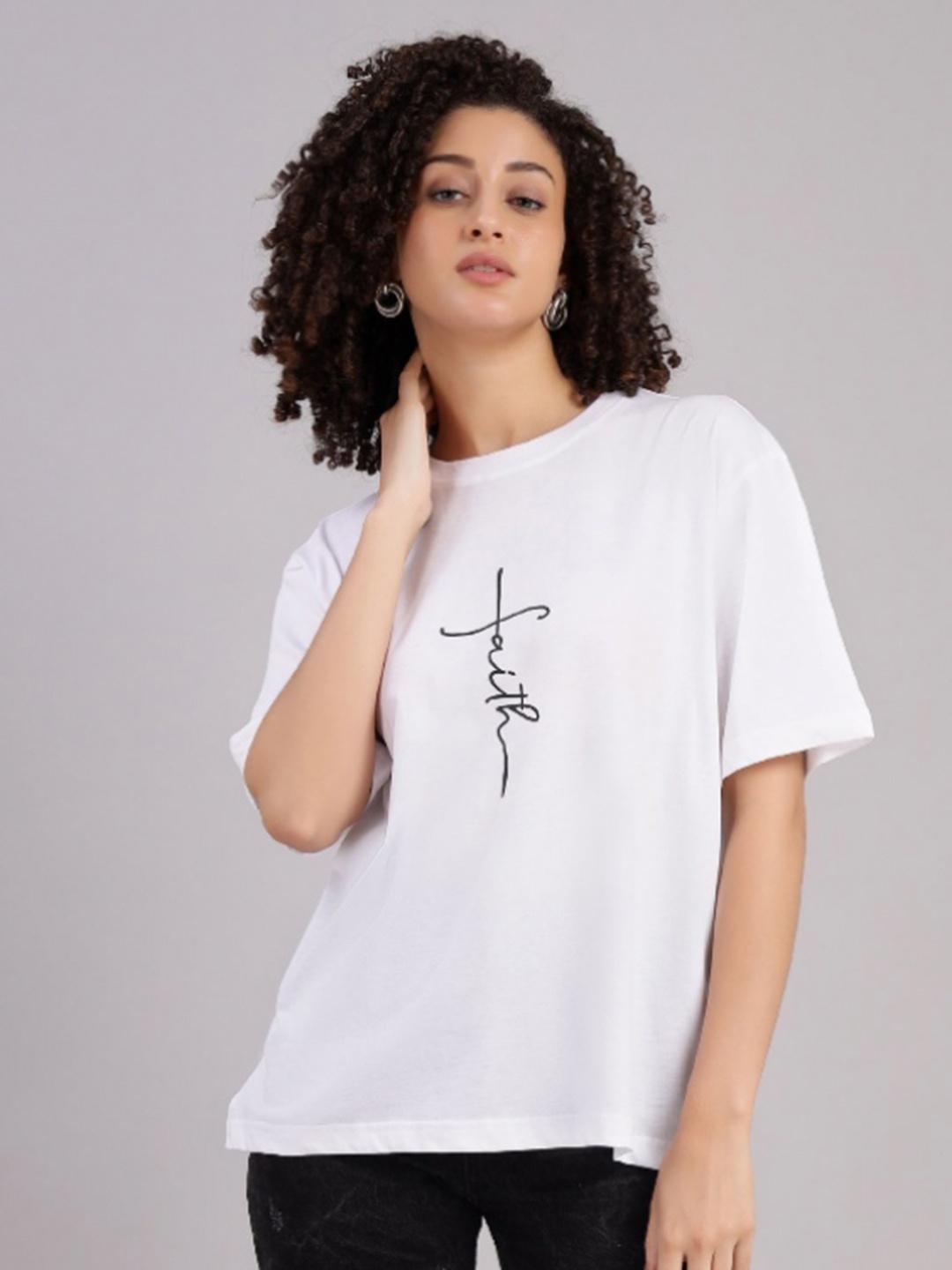 

VISO Women Pockets T-shirt, White