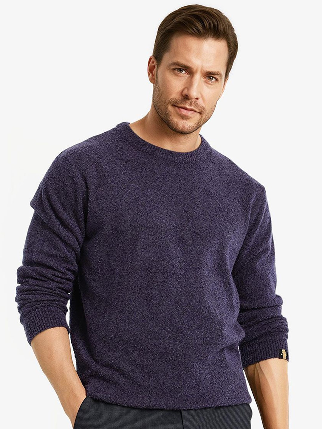 

RARE RABBIT Men Cardigan, Purple