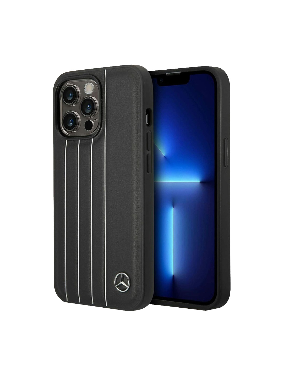

TREEMODA Geometric Printed iPhone 14 Back Case Mobile Accessories, Black