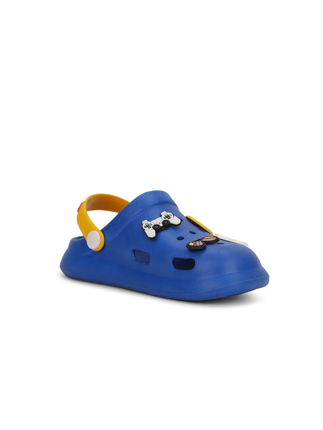 

Bubblegummers Unisex Kids Applique Clogs Sandals, Navy blue