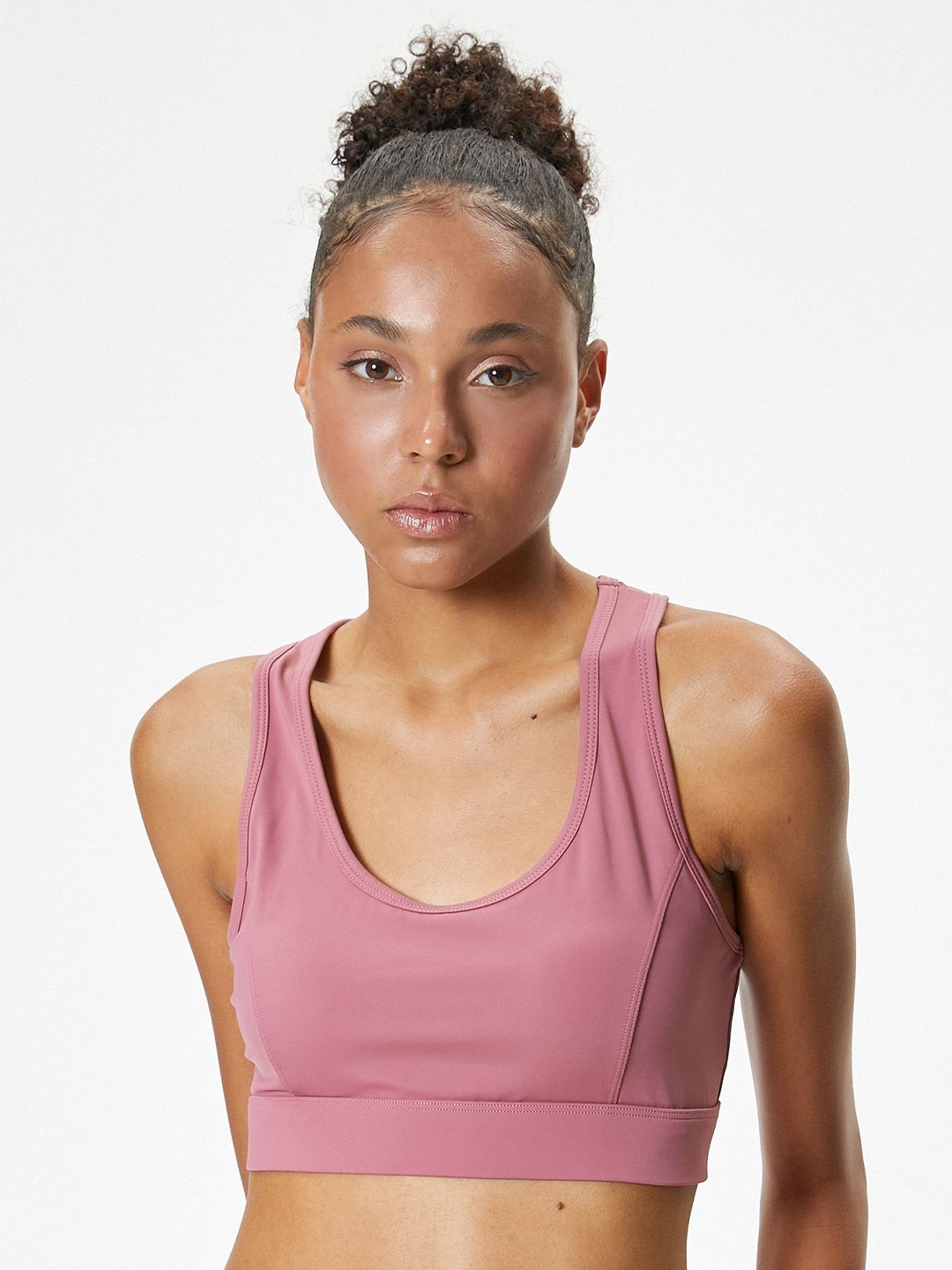 

Koton Full Coverage Lightly Padded Bra, Pink