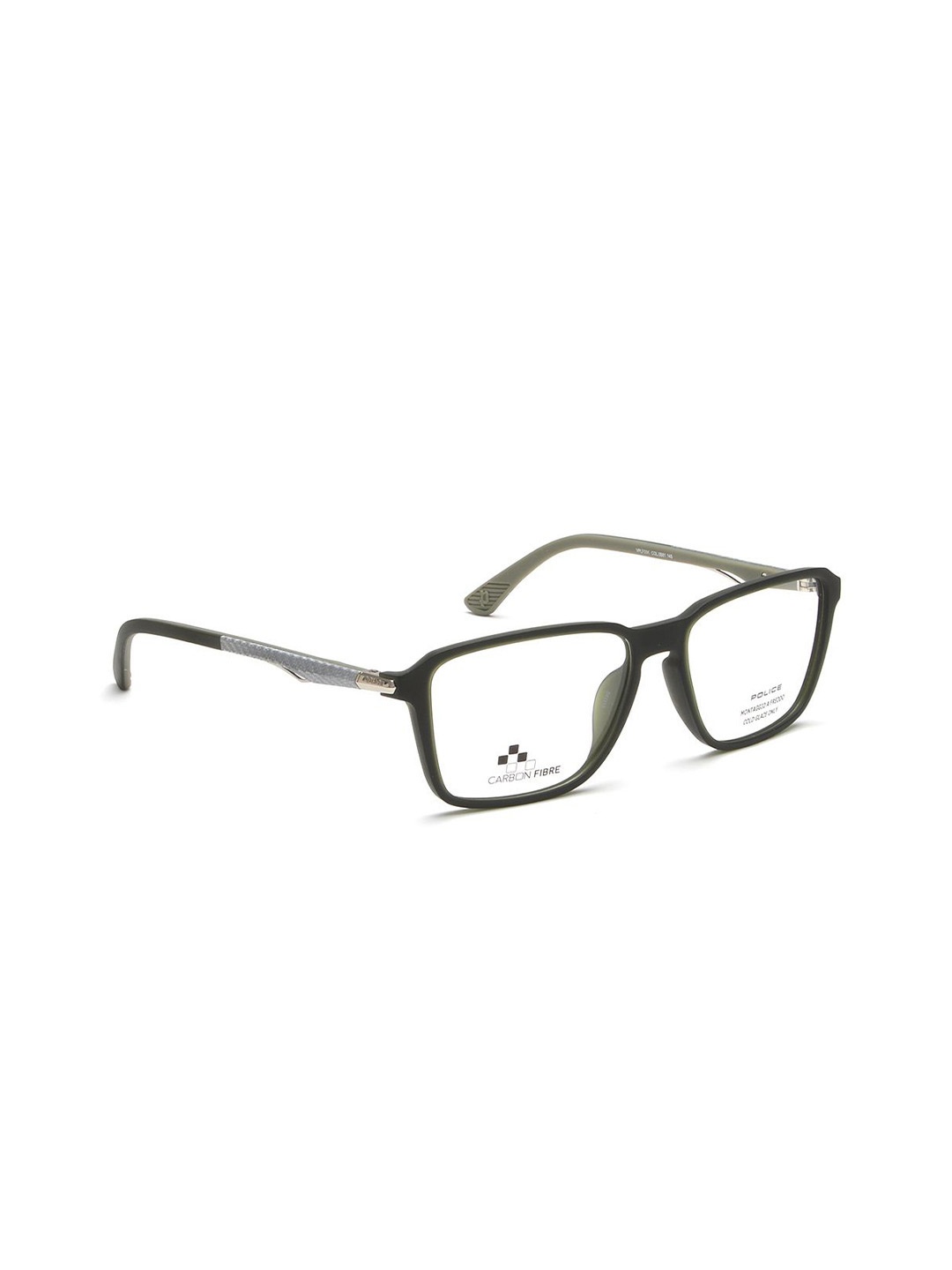 

Police Men Full Rim Square Frames, Black