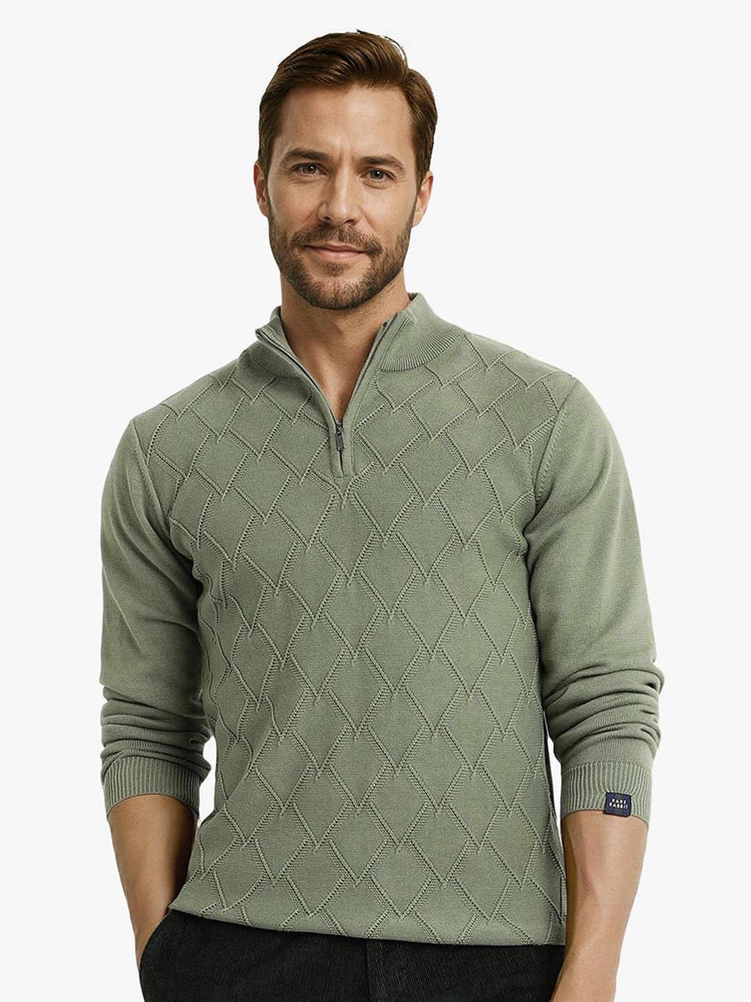 

RARE RABBIT Men Cardigan, Green