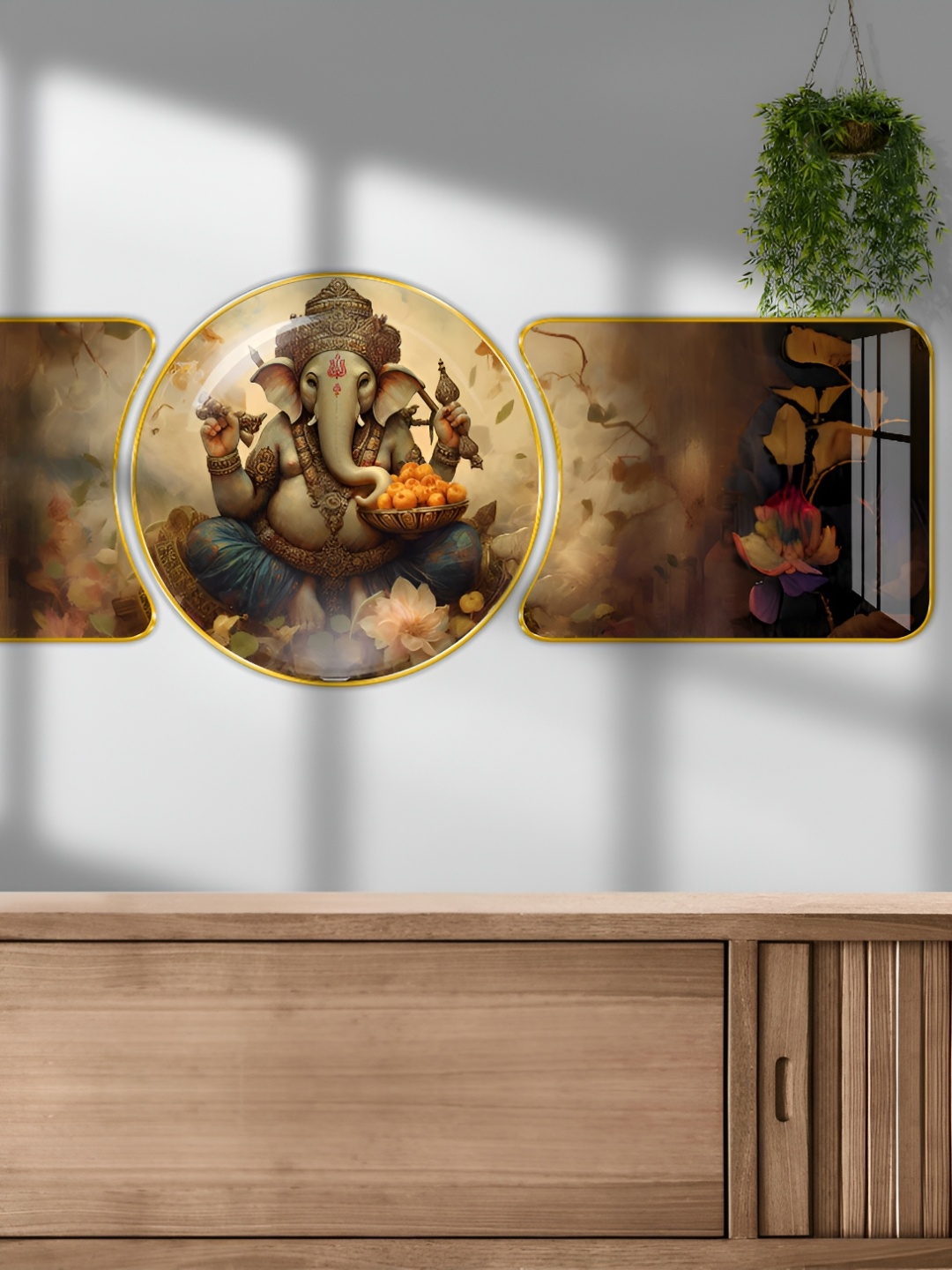 

SAF Brown & Grey 1 Piece Wood Other Wall Paintings