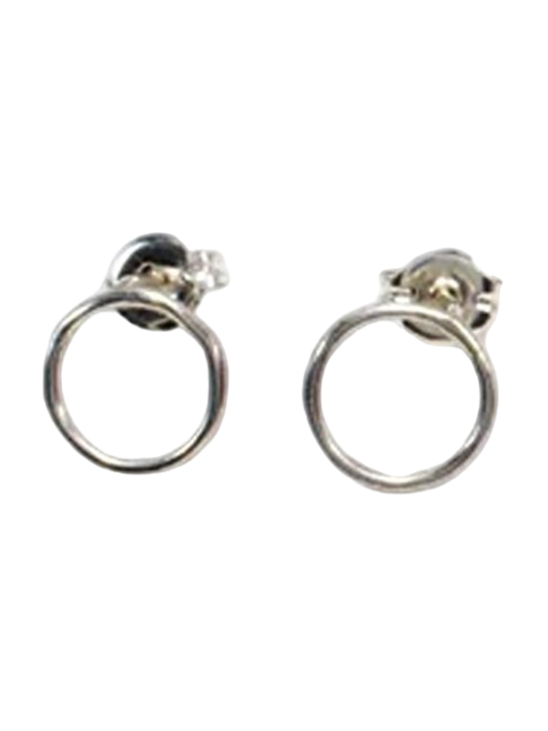 

DressBerry 925 Sterling Silver Circular Studs Earrings