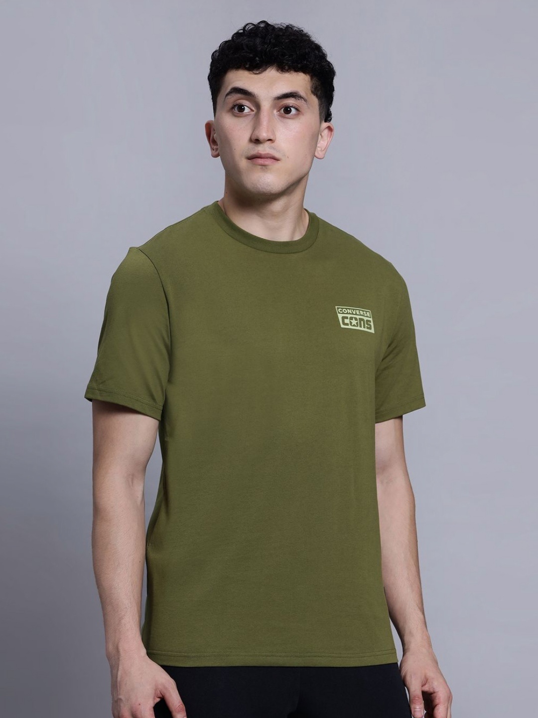 

Converse Men CONS Graphic T-Shirt, Olive