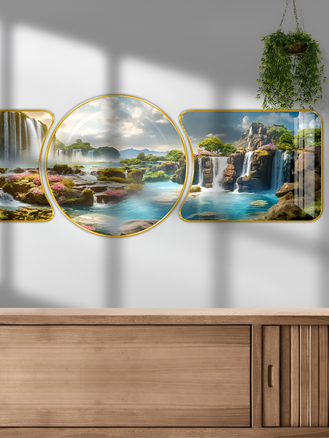 

SAF Blue & Green 1 Piece Wood Other Wall Paintings