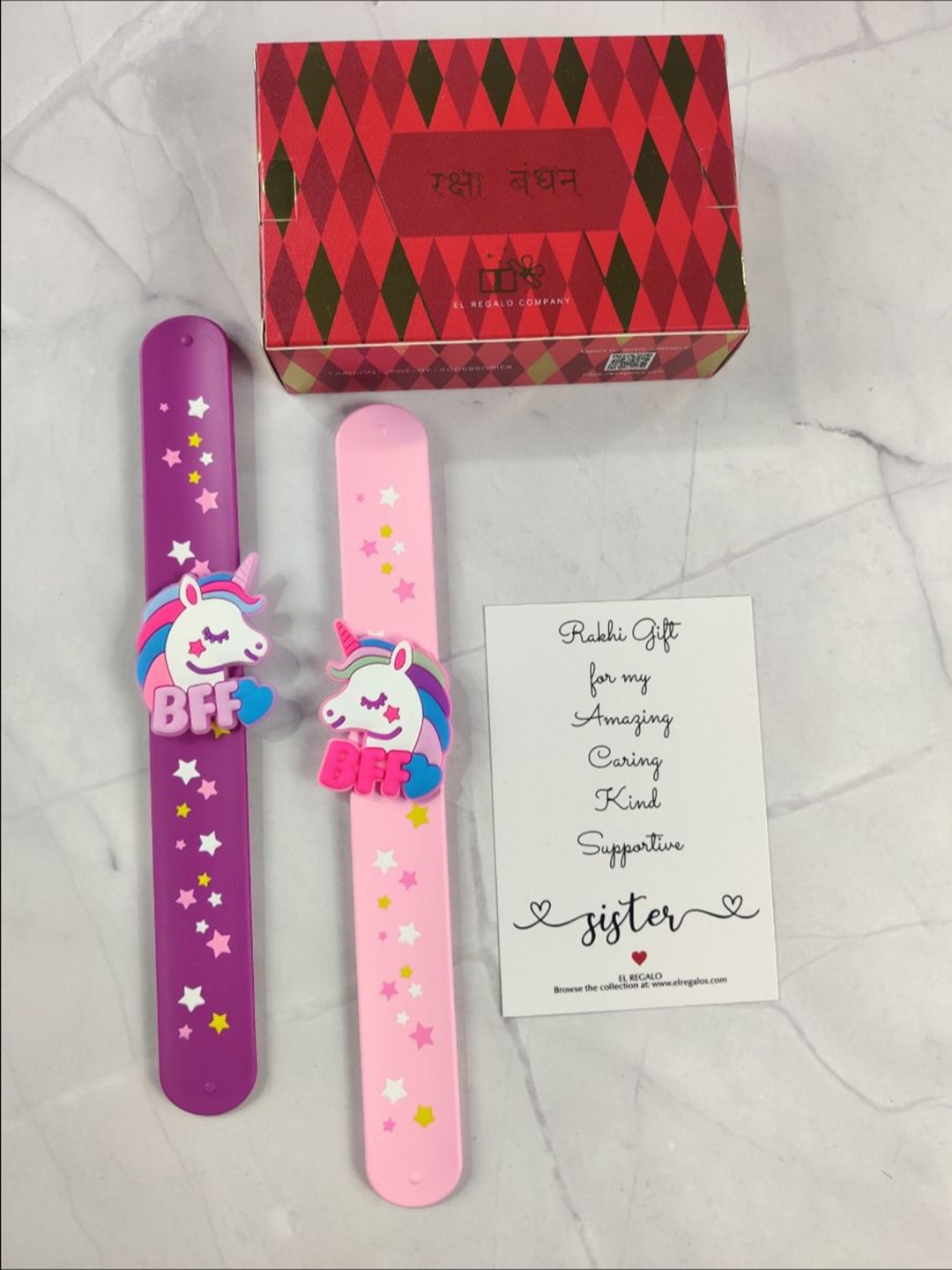 

EL REGALO Wraparound Rakhi, Pink