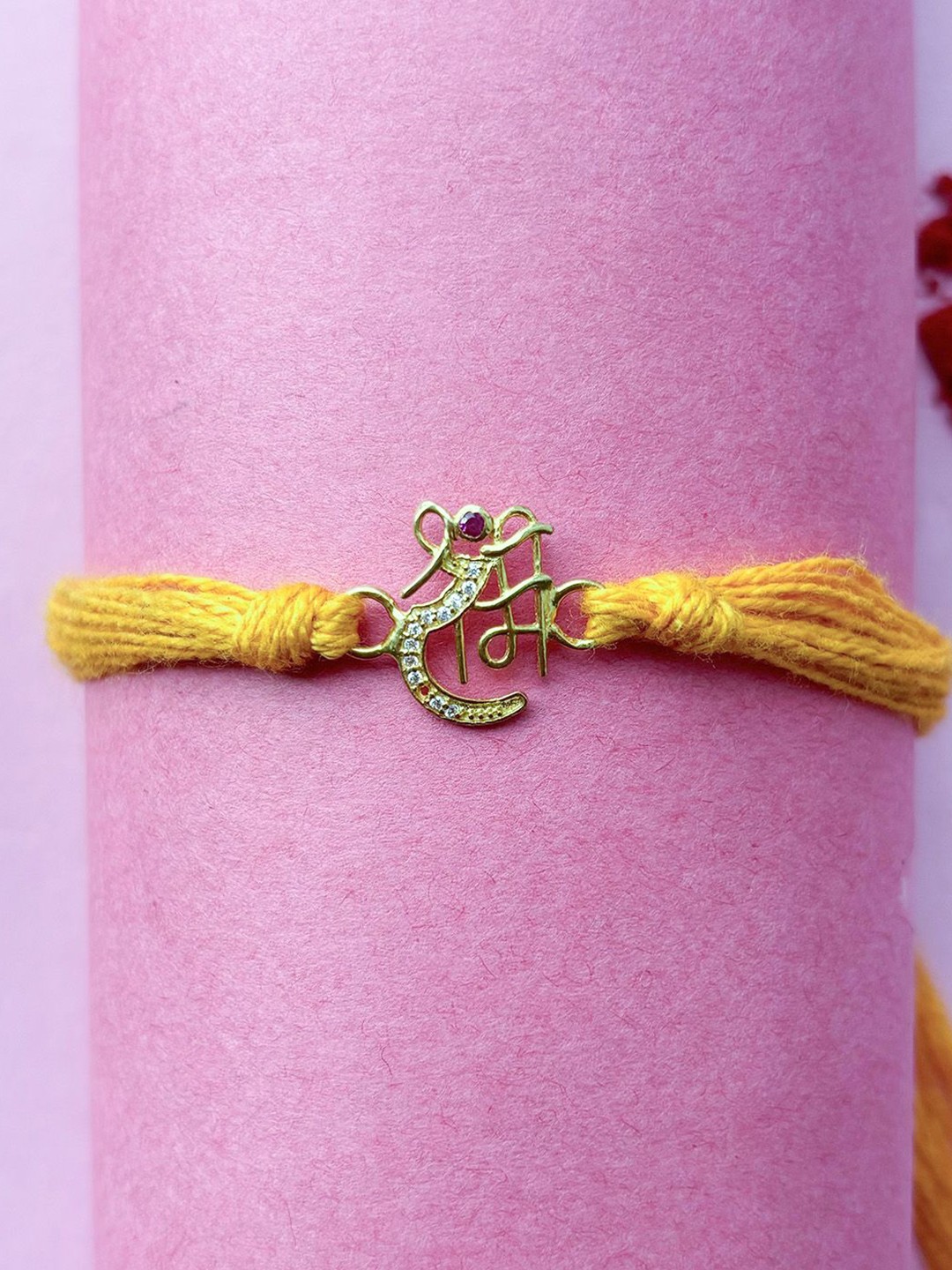 

Unniyarcha Thread Rakhi, Yellow