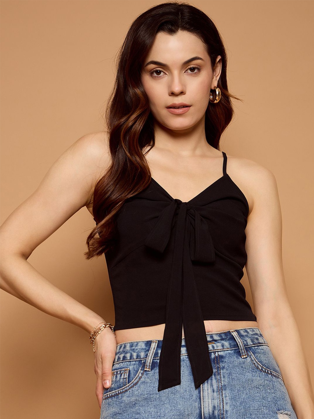 

Kibo Crop Top, Black