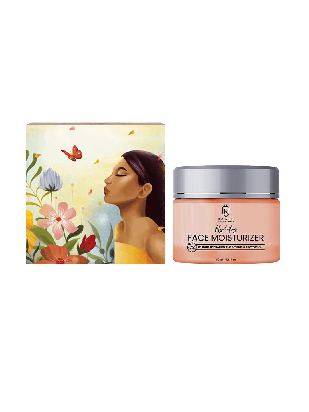 

RAWLS Hydrating Face Moisturizer With Aloe Vera & Lemongrass Oil- 50 ml, Peach