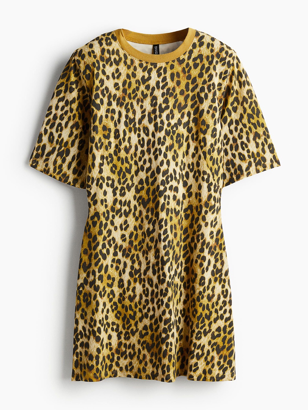 

H&M Shoulder-Pad T-shirt Dress, Beige
