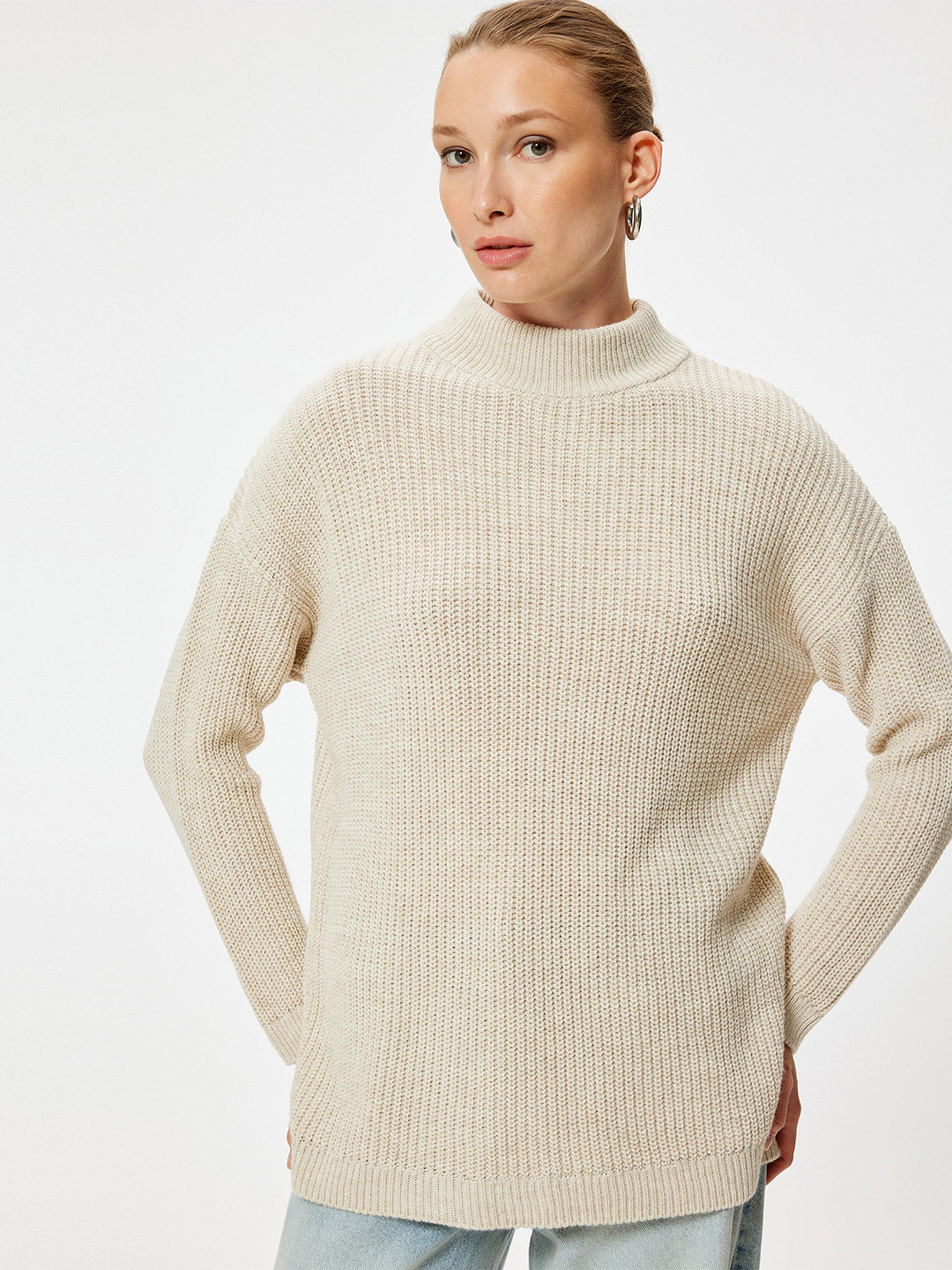 

Koton Women Pullover, Beige